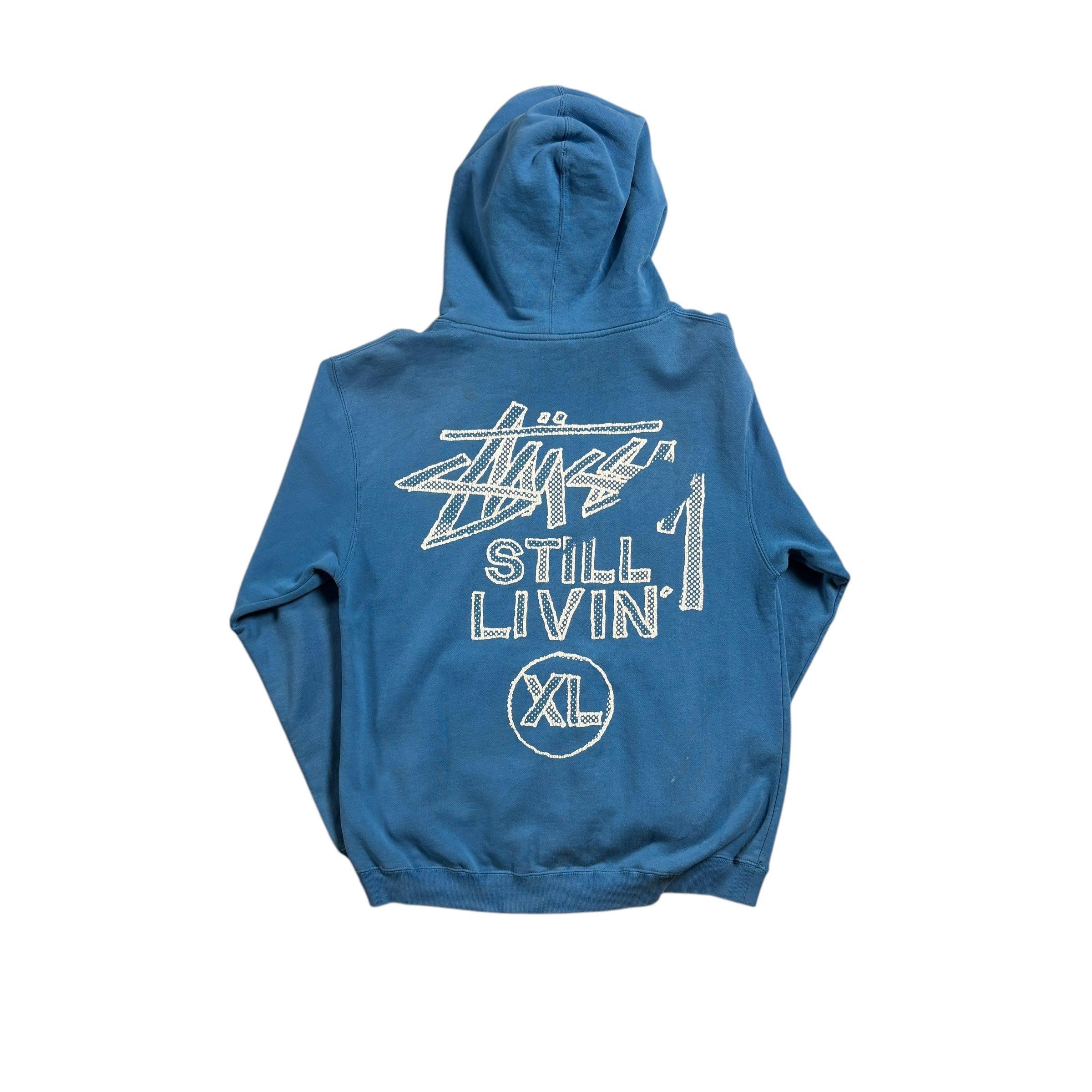 Blue Stussy Hoodie - M