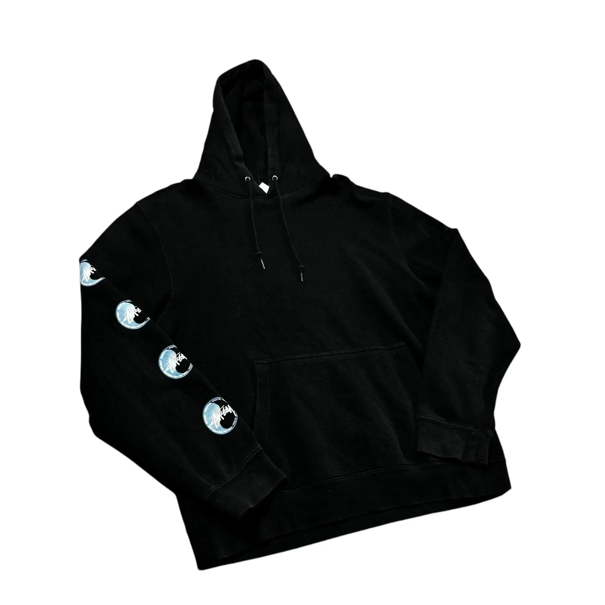 Black Stussy Hoodie - L