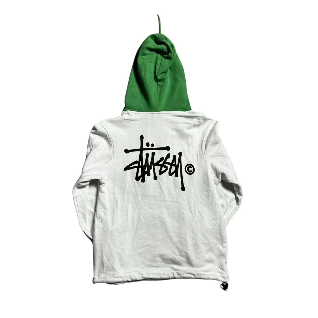 White Stussy Hoodie - S