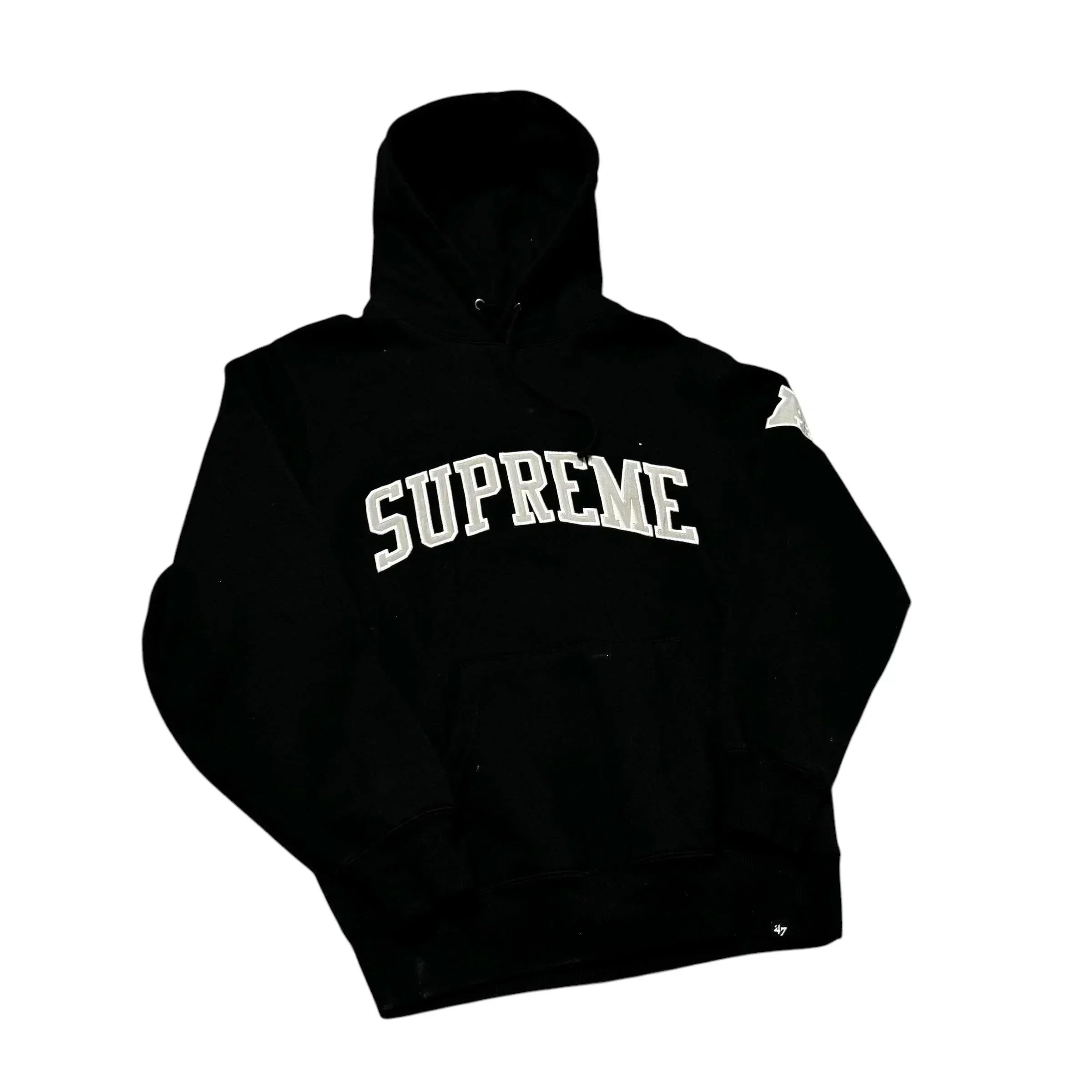 Black Supreme x Raiders NFL Hoodie - S