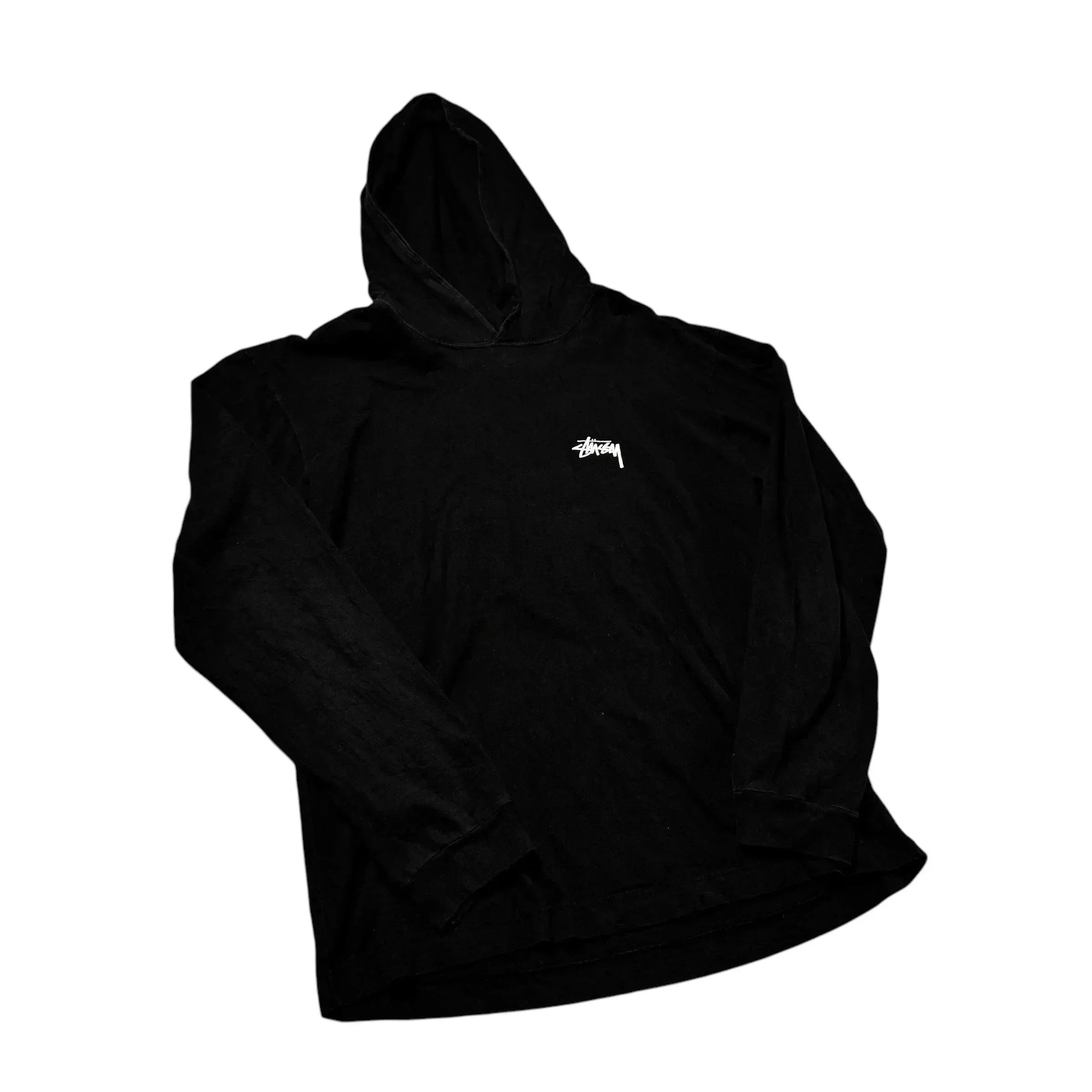 Black Stussy 8 Ball Hoodie - XL