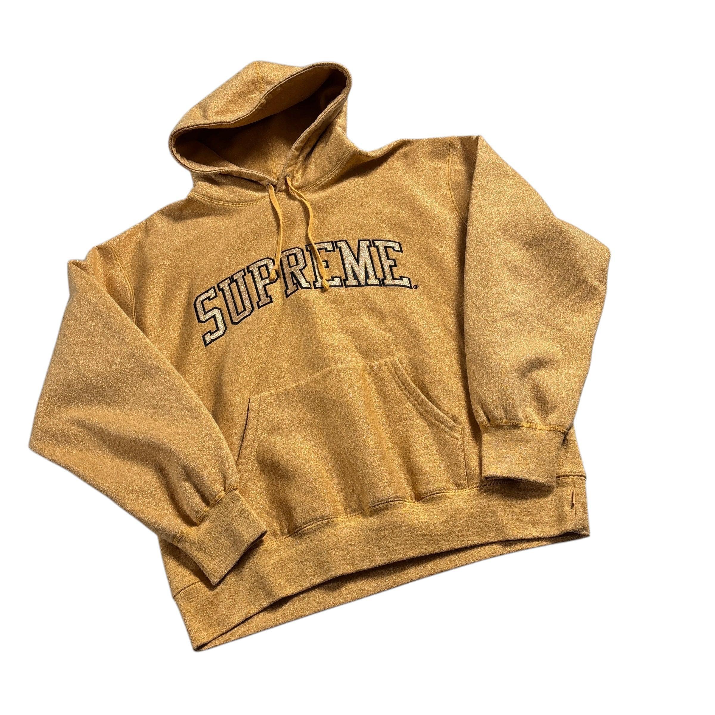 Gold Supreme Hoodie - L
