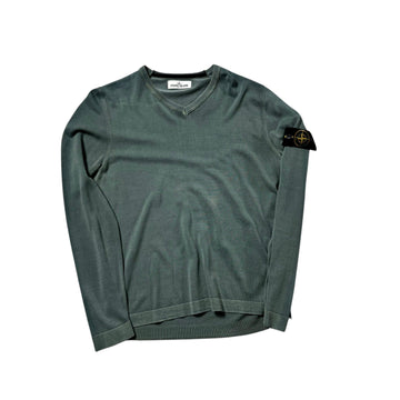 Vintage Green Stone Island Sweatshirt - M