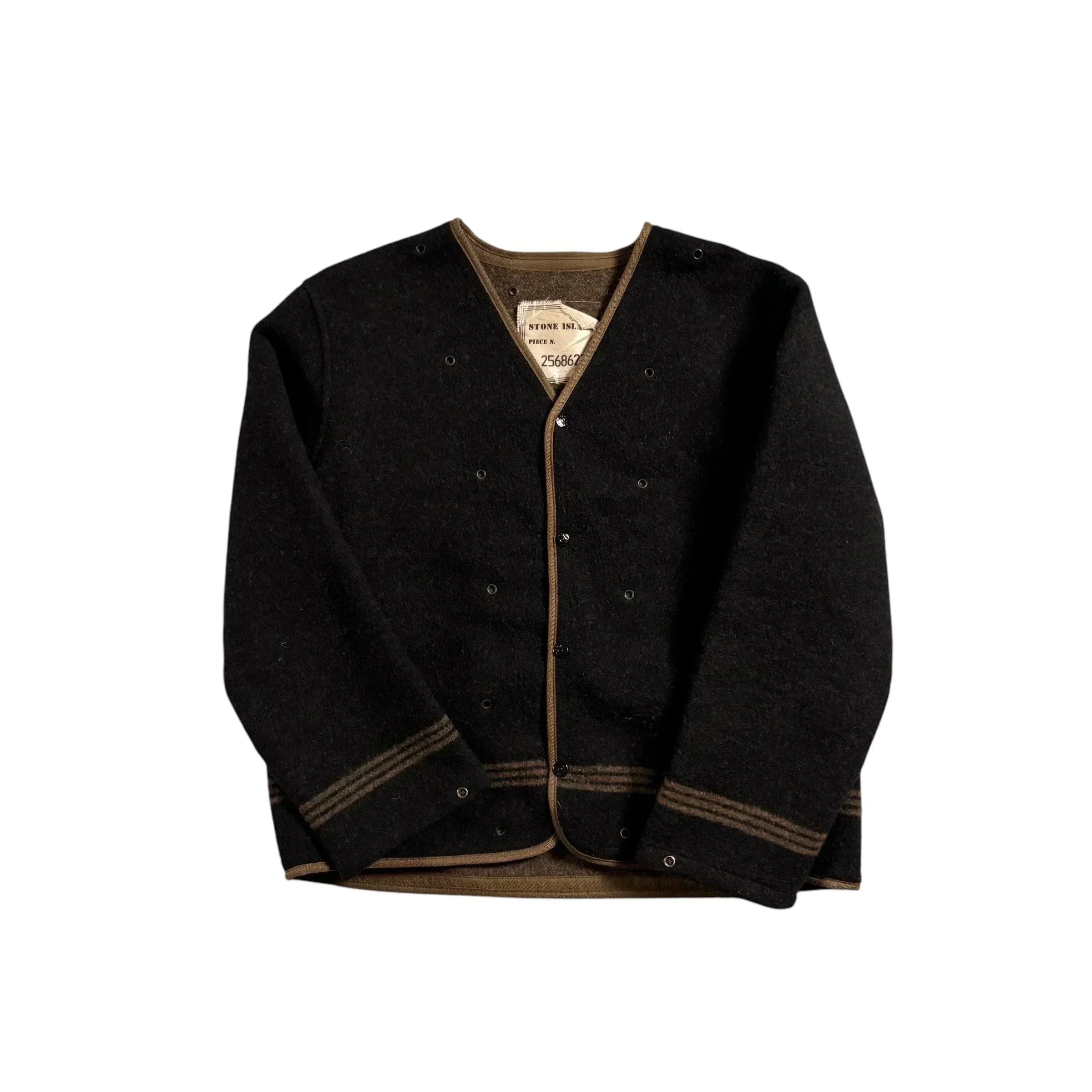 Vintage 90s Black Stone Island Jacket - M