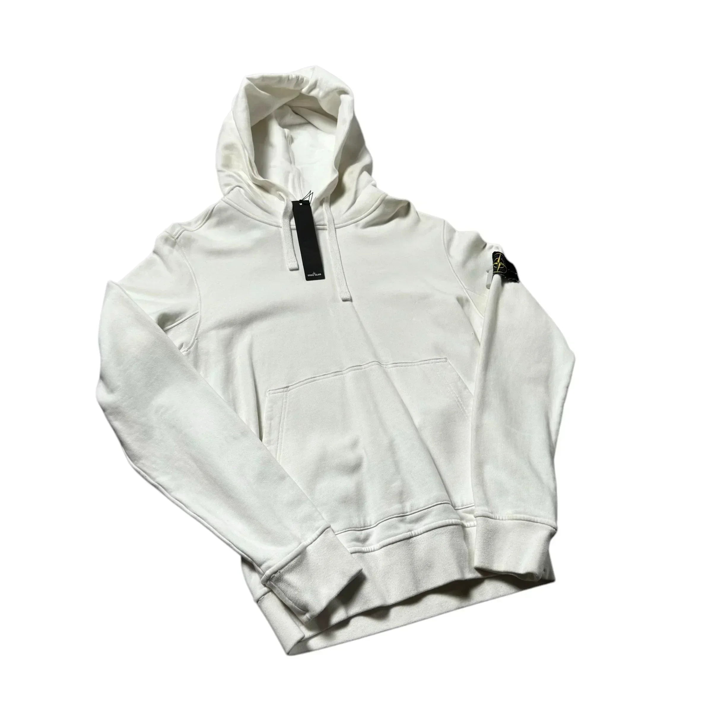 BNWT White Stone Island Hoodie - M