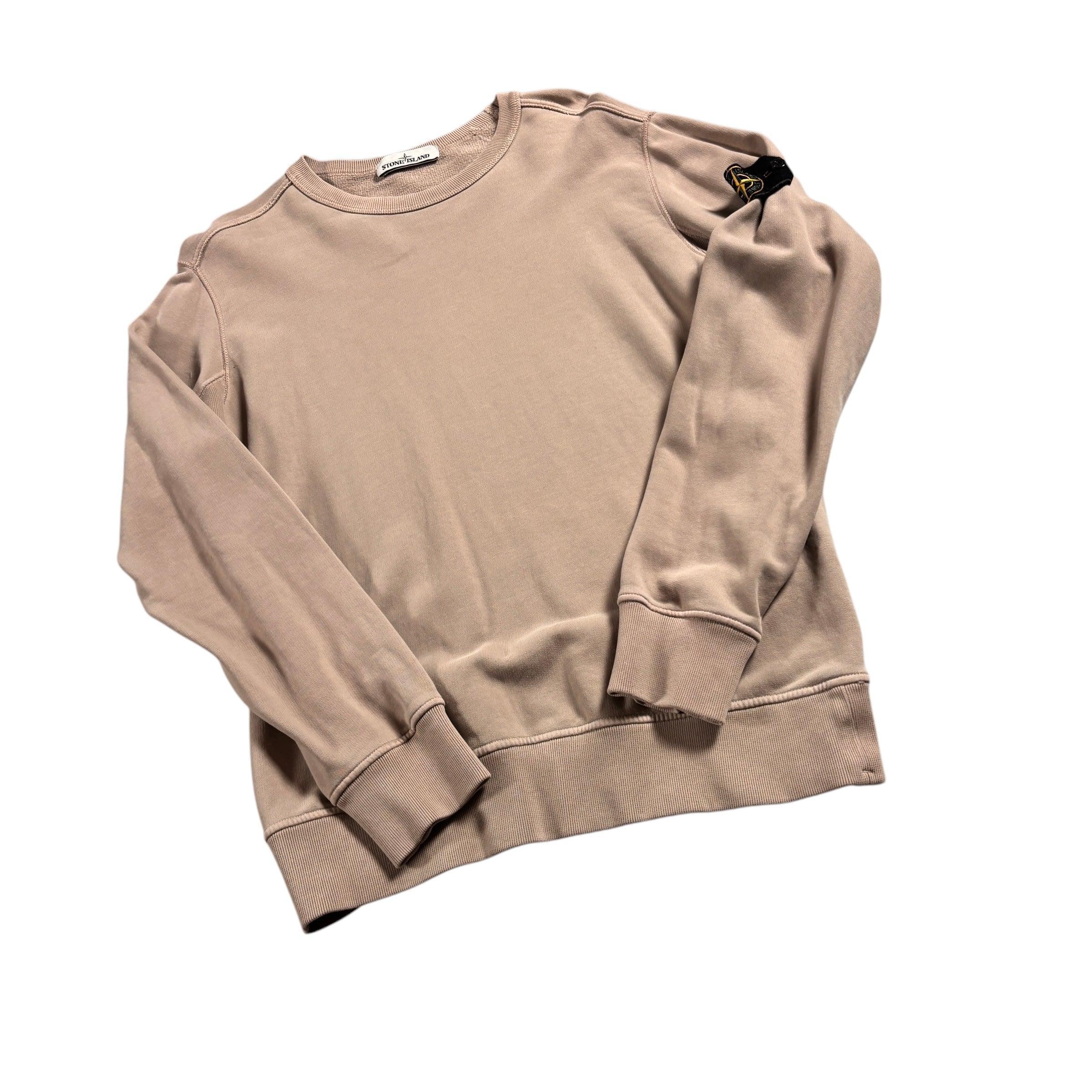 Light Pink Stone Island Sweatshirt - M