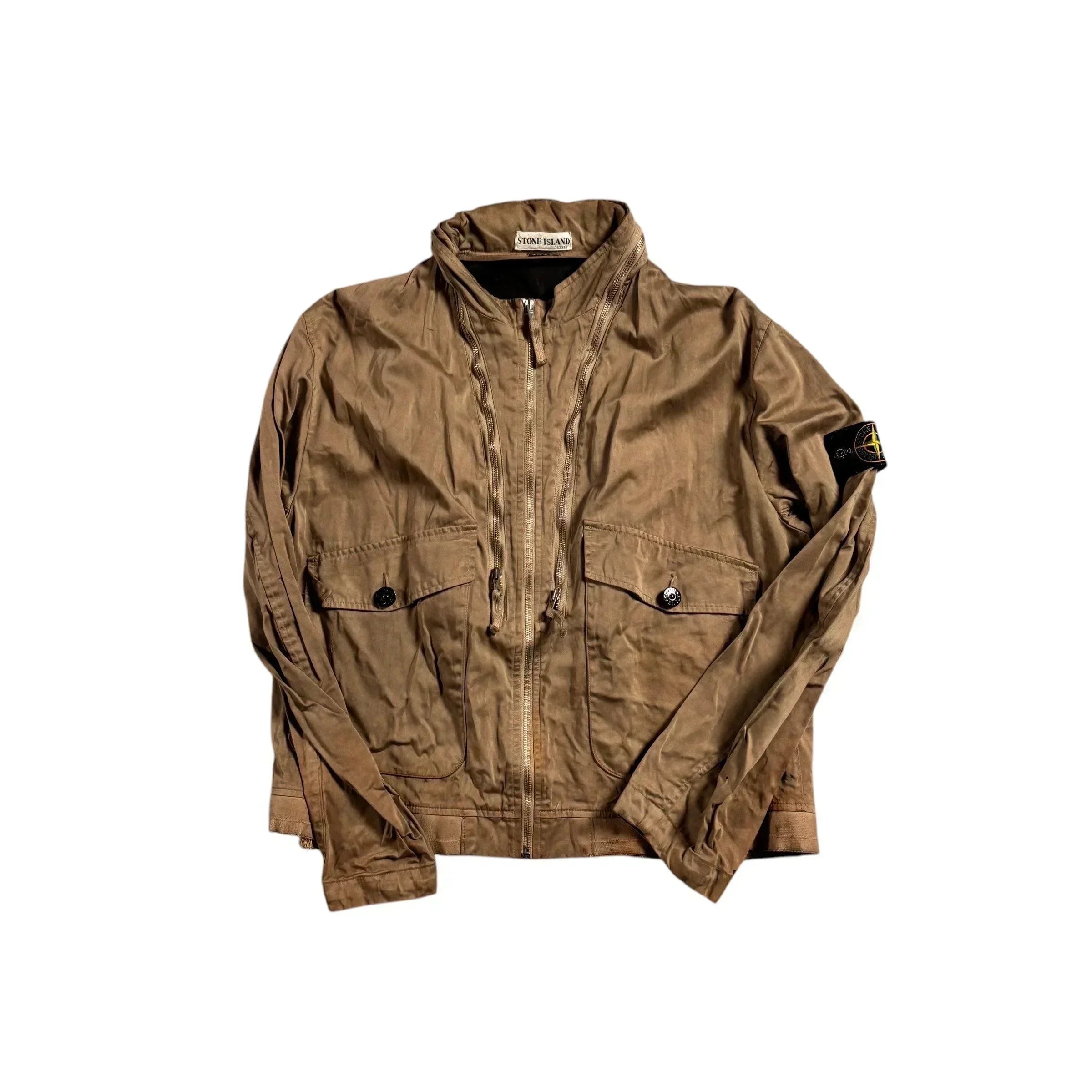 Vintage Beige Stone Island Jacket - M
