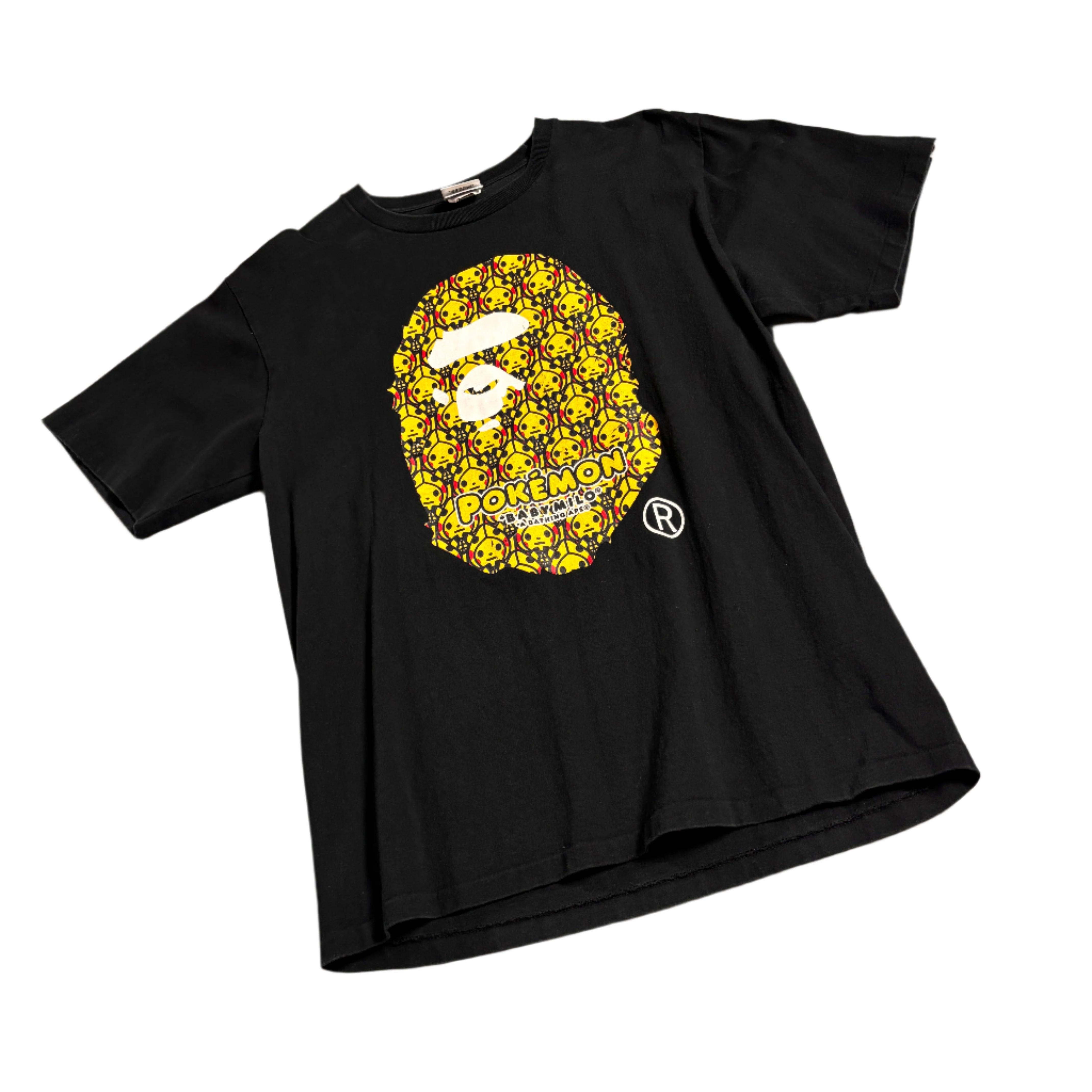Black A Bathing Ape (BAPE) x Pokemon Tee - XL