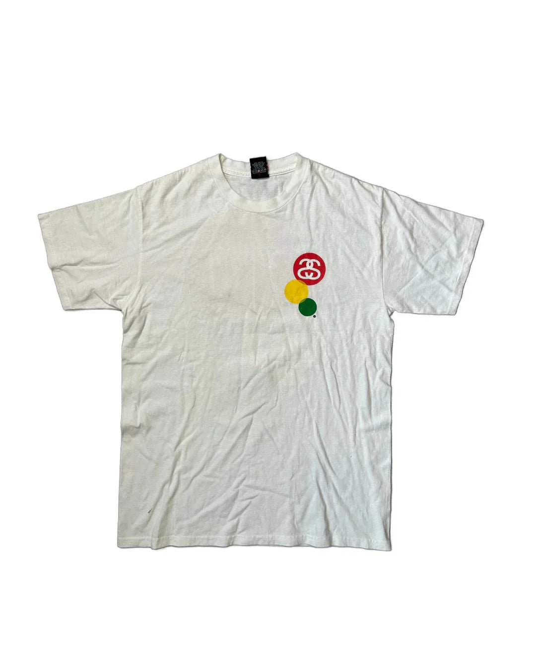 White Stussy Tee - M