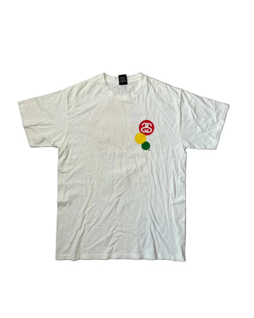 White Stussy Tee - M