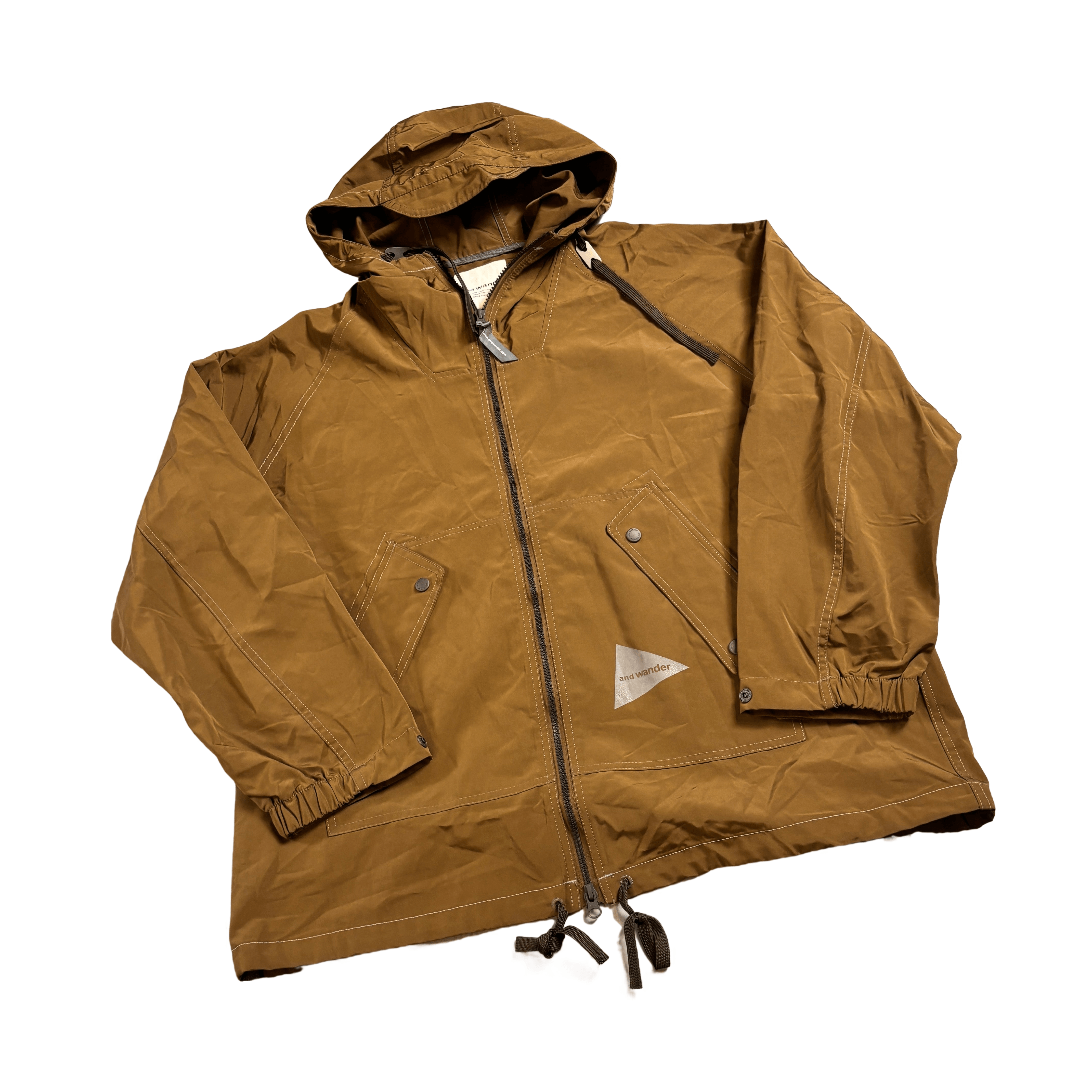 Beige And Wander Waterproof Jacket - L