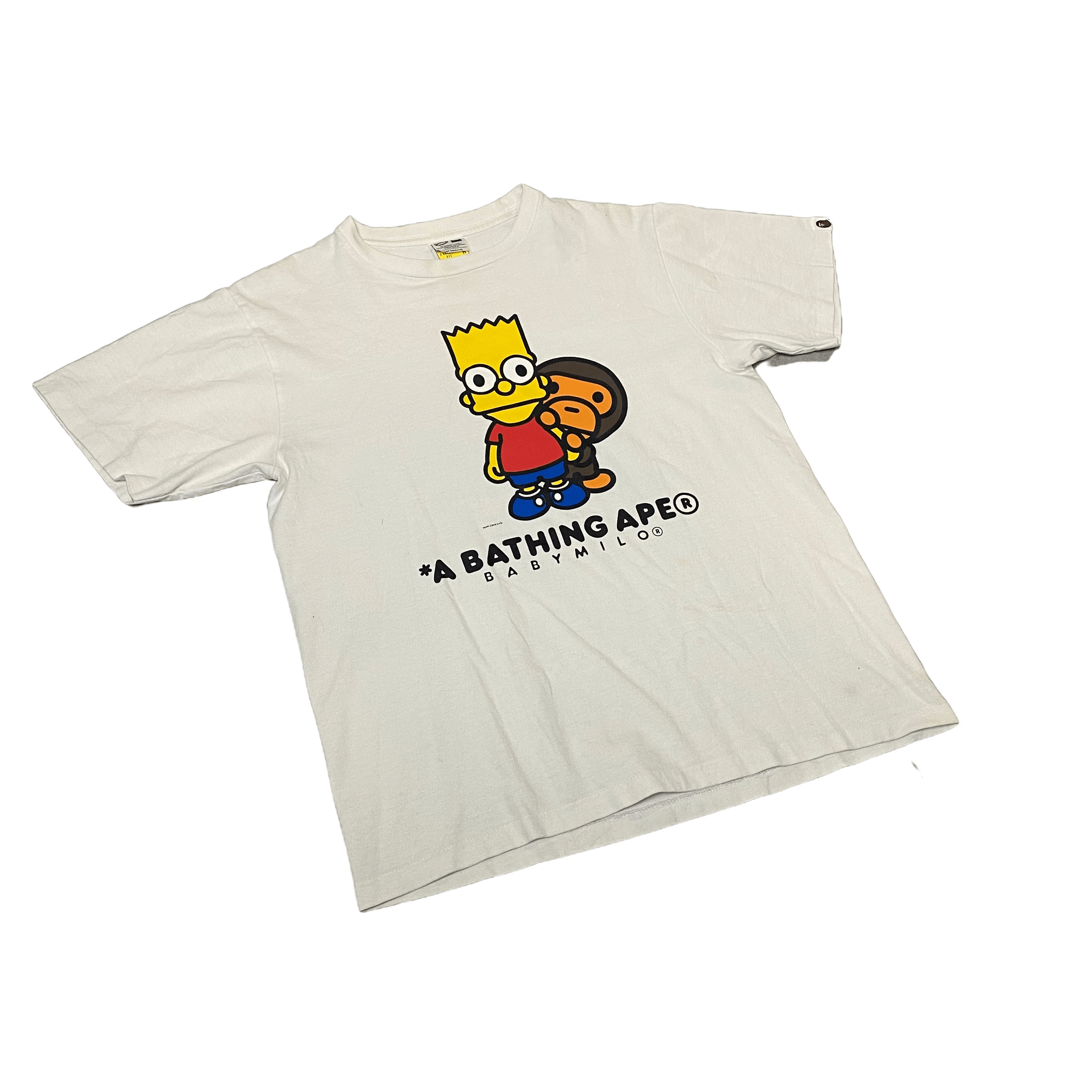 White A Bathing Ape (BAPE) x The Simpsons Tee - M