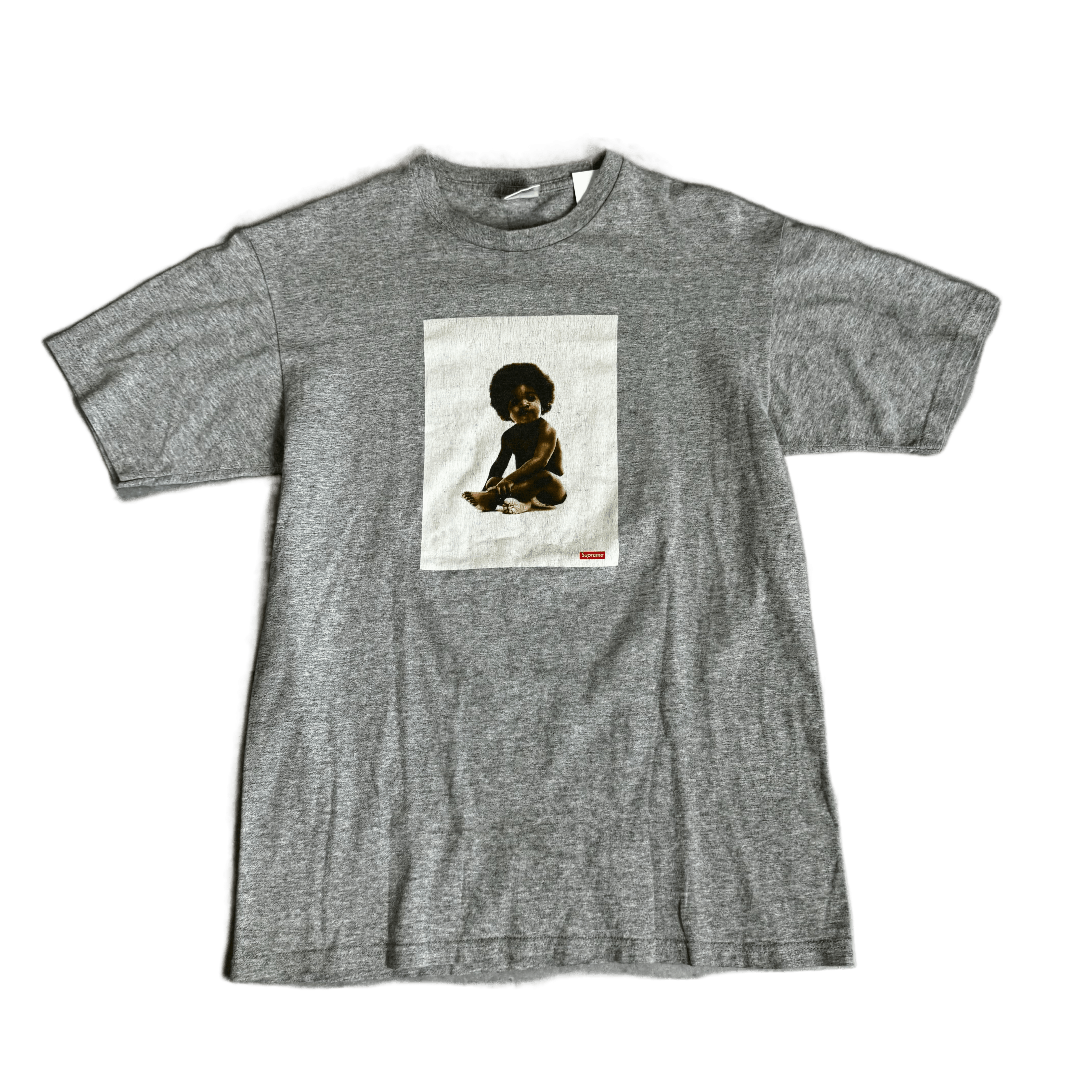 Grey Supreme Biggie Smalls Tee - M