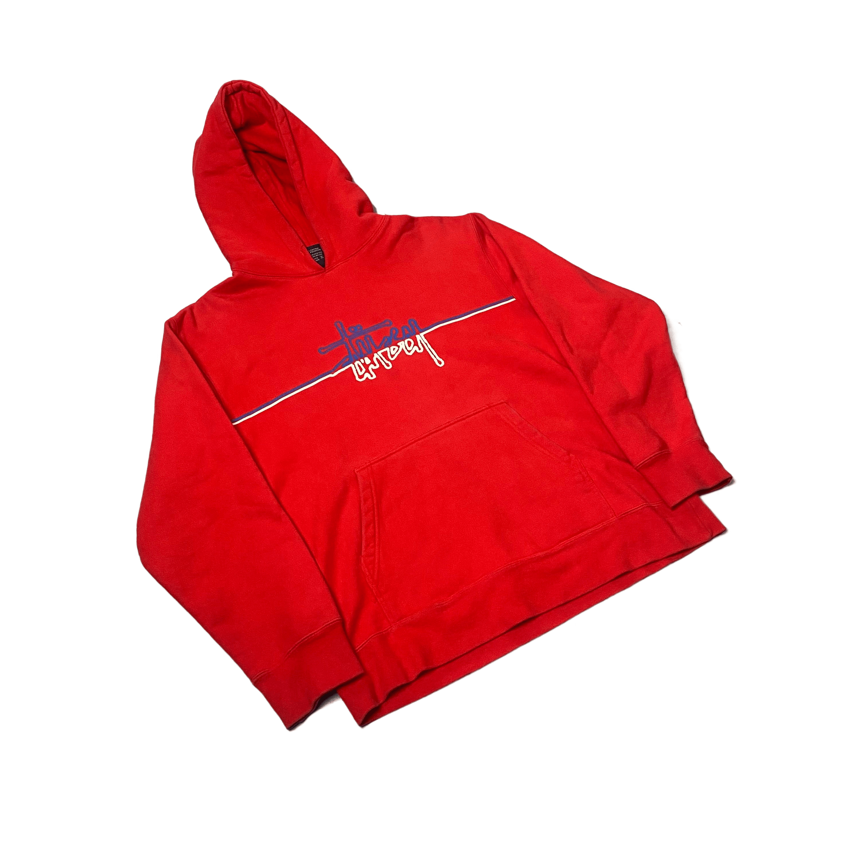 Red Stussy Hoodie - M