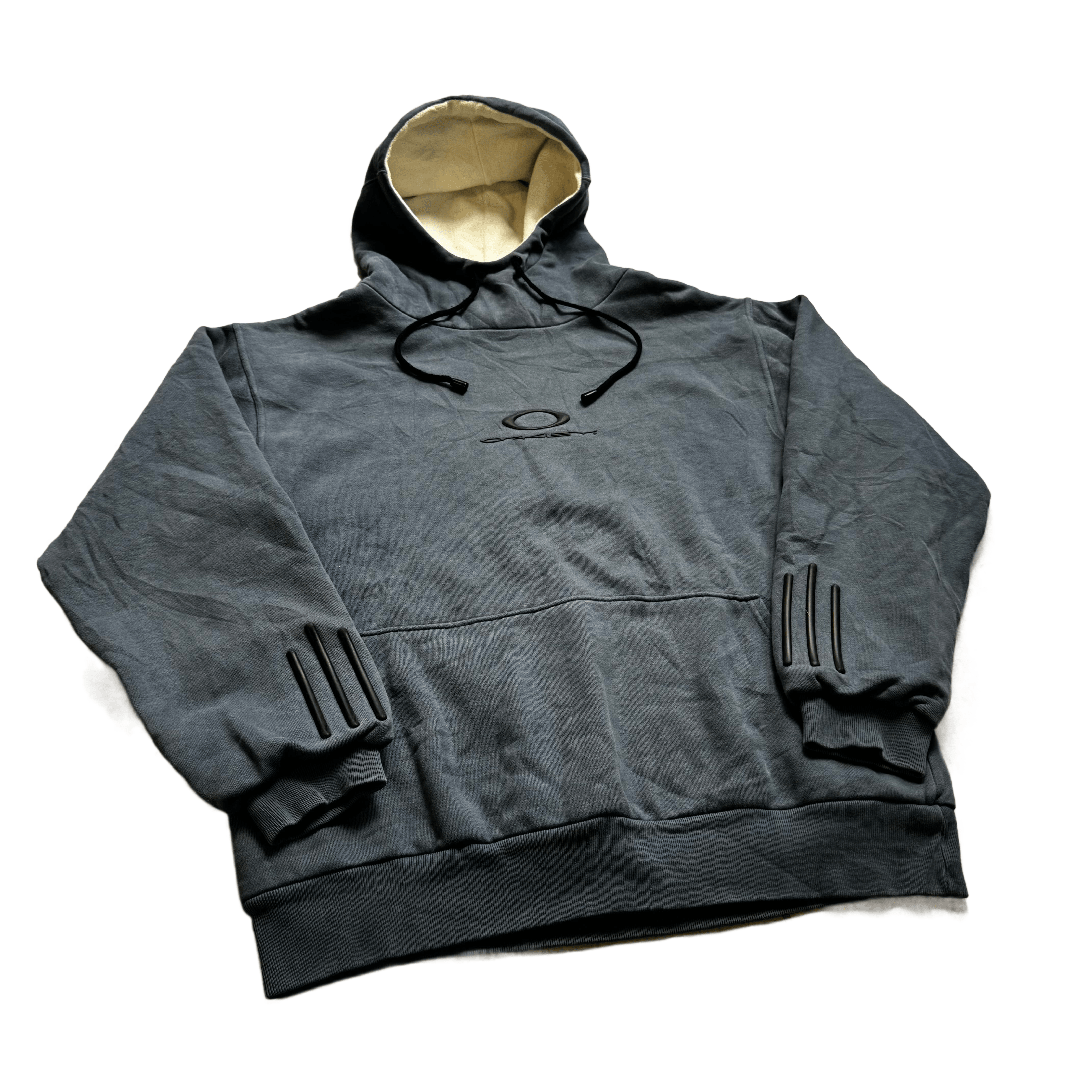 Grey Oakley Hoodie - L