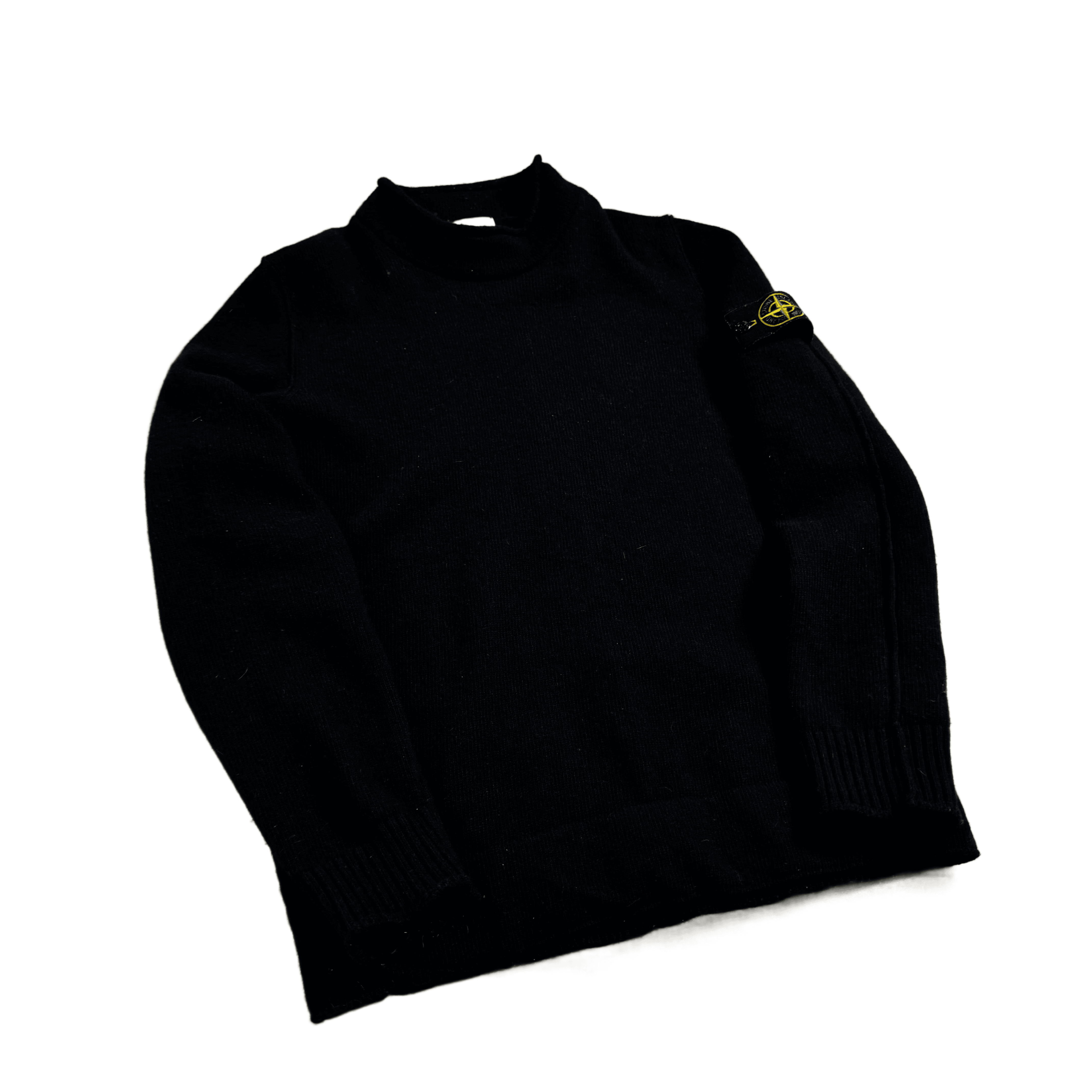 Navy Blue Stone Island Knitted Sweatshirt - XL (Recommended Size - L)