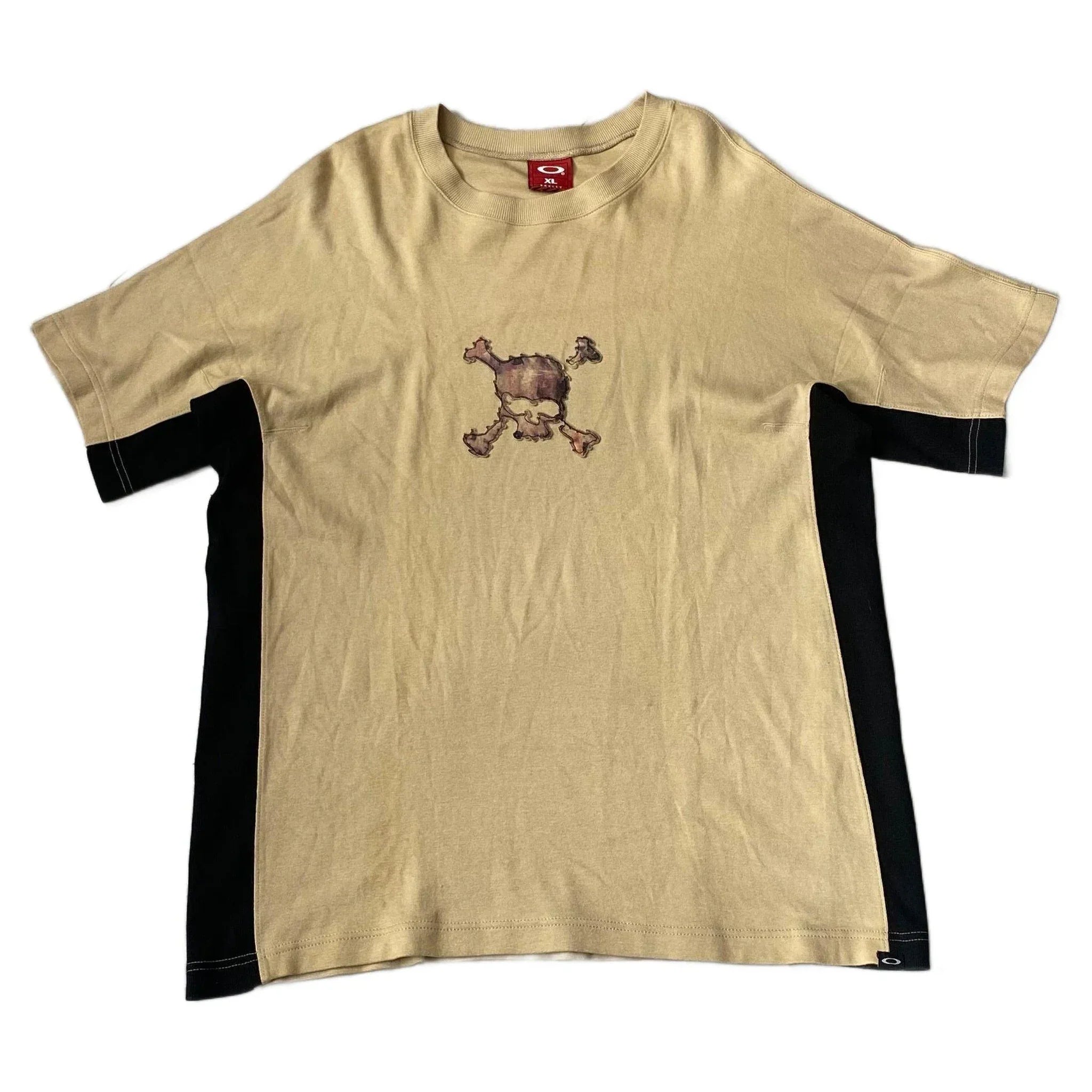 Beige + Black Oakley Tee - XL | The Streetwear Studio
