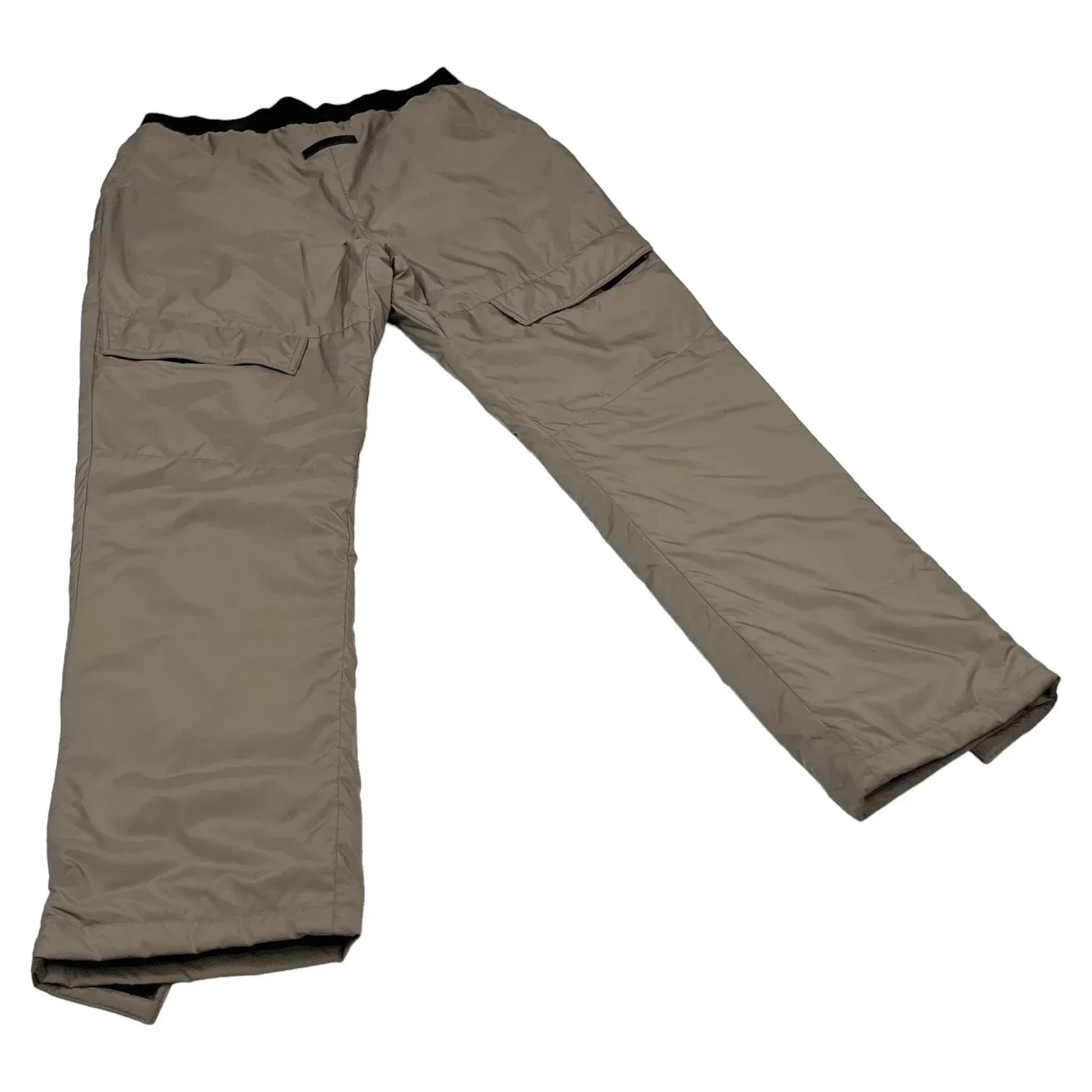 Beige Fear of God Essentials Storm Straight Leg Bottoms - XL | The Streetwear Studio