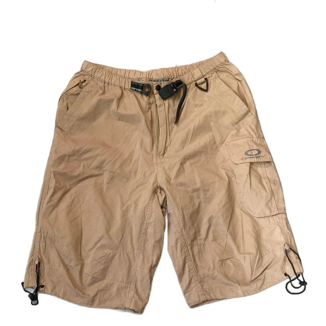Beige Oakley Shorts - M | The Streetwear Studio