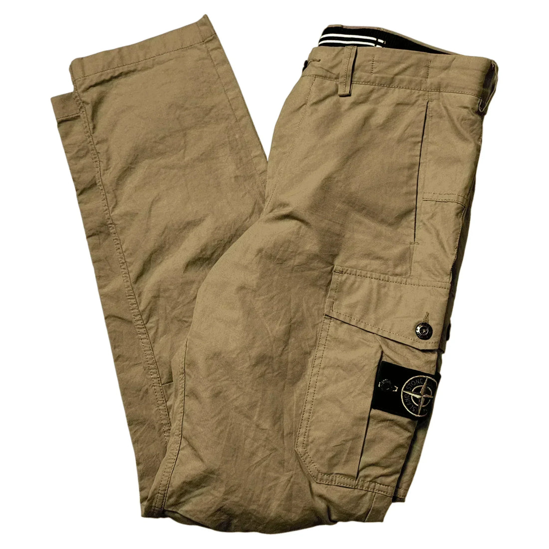 Beige Stone Island Cargos - 30 | The Streetwear Studio