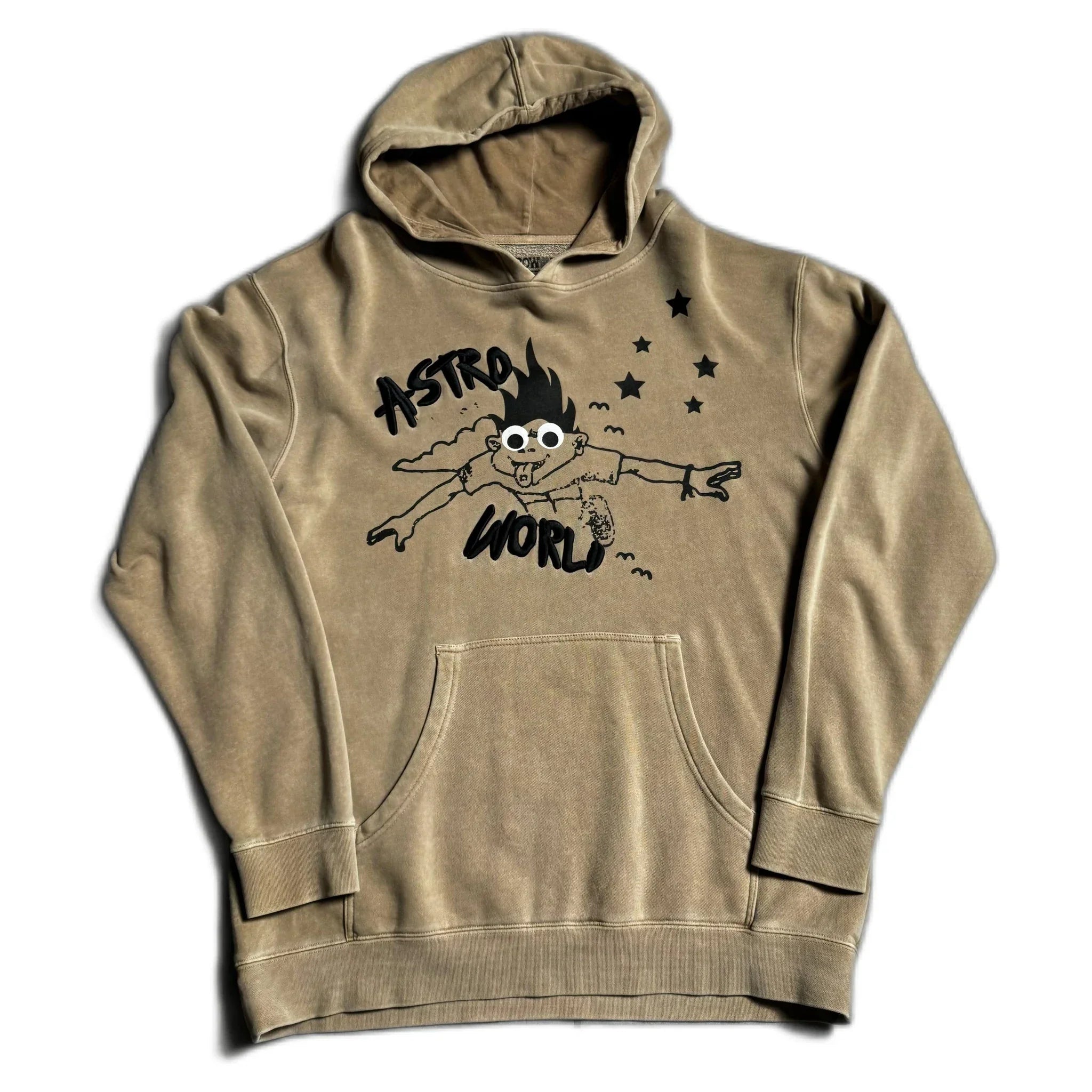 Beige Travis Scott Astroworld Hoodie - L | The Streetwear Studio