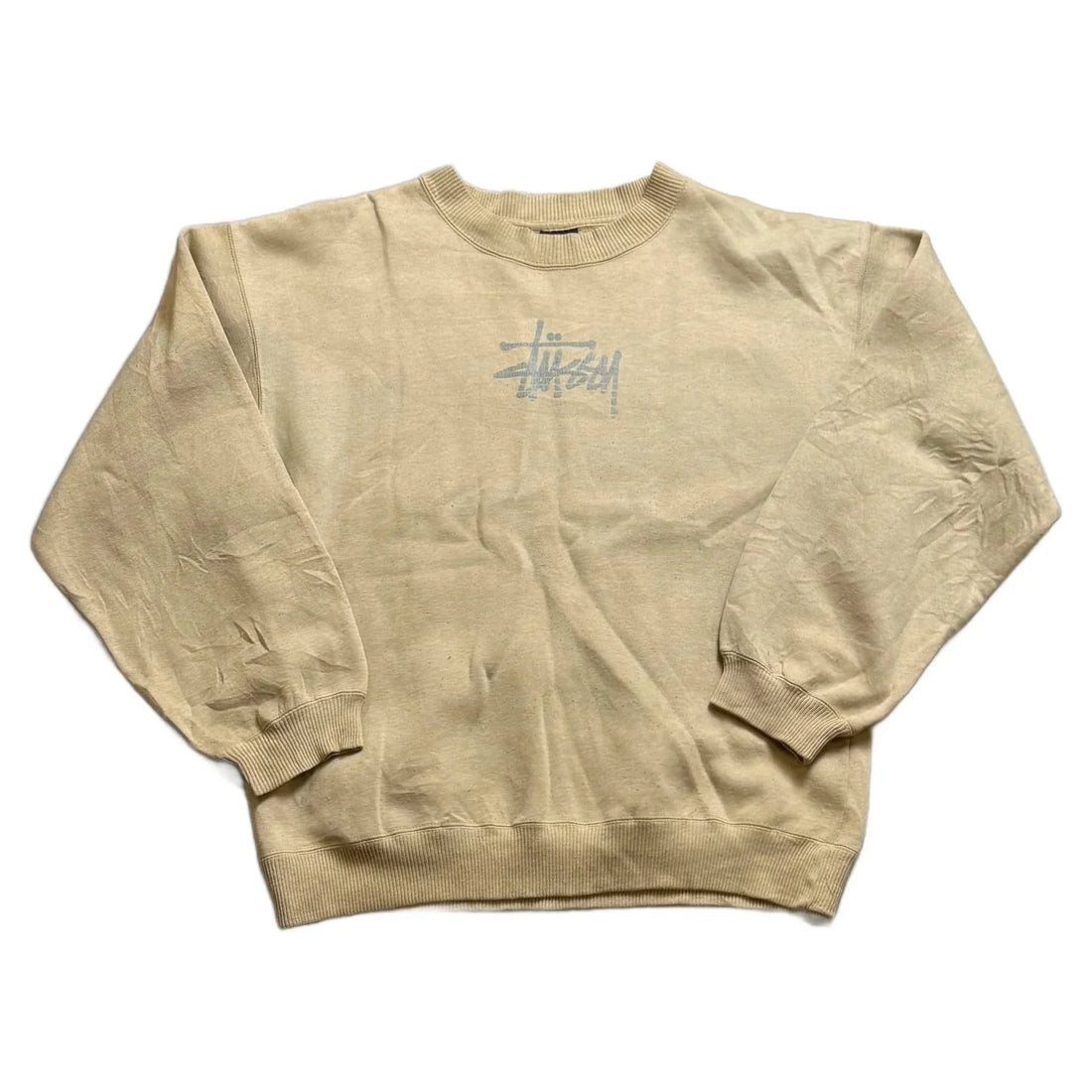 Biege Stussy Sweatshirt - L | The Streetwear Studio