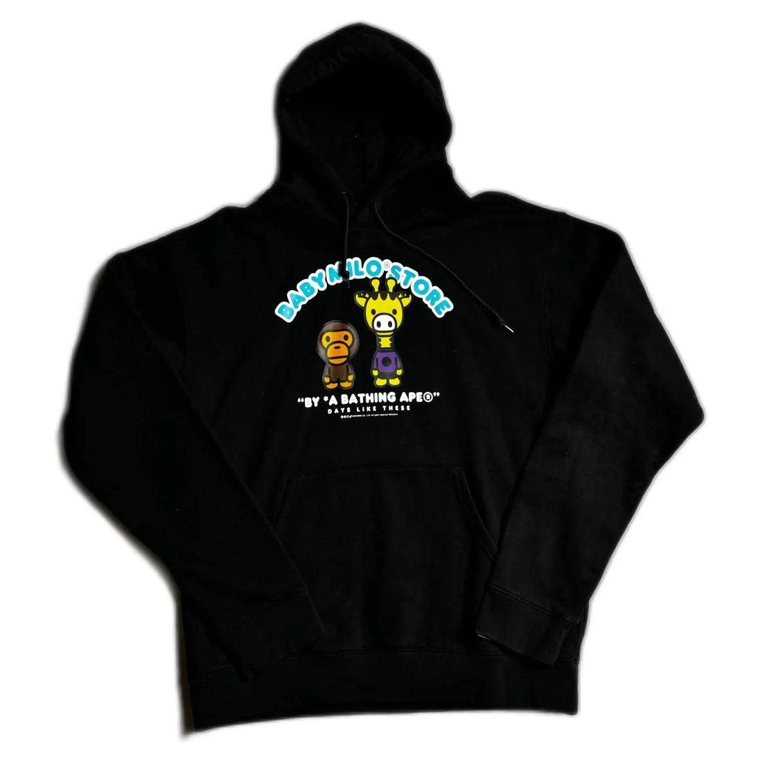 Black A Bathing Ape (BAPE) Hoodie - L | The Streetwear Studio