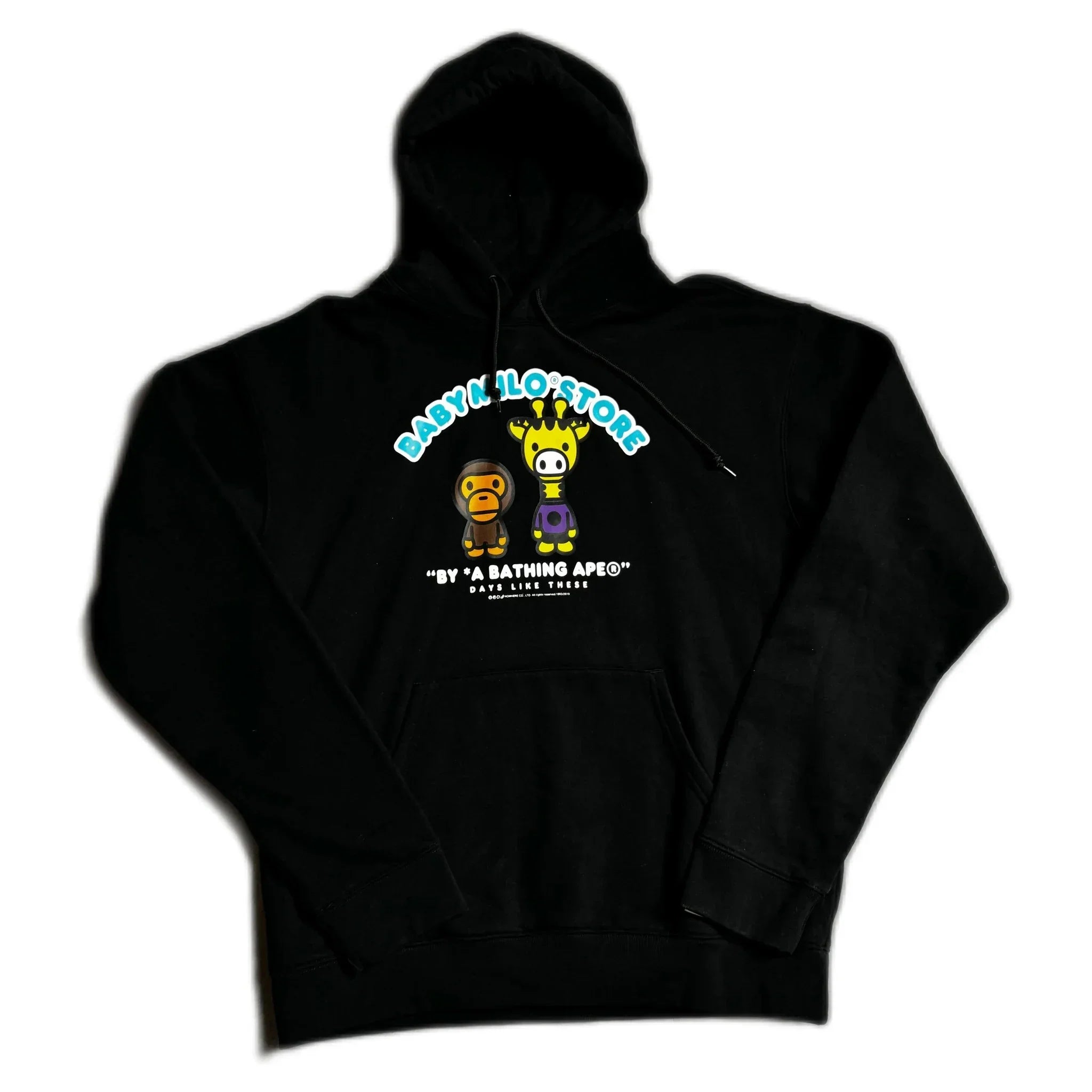 Black A Bathing Ape (BAPE) Hoodie - L | The Streetwear Studio