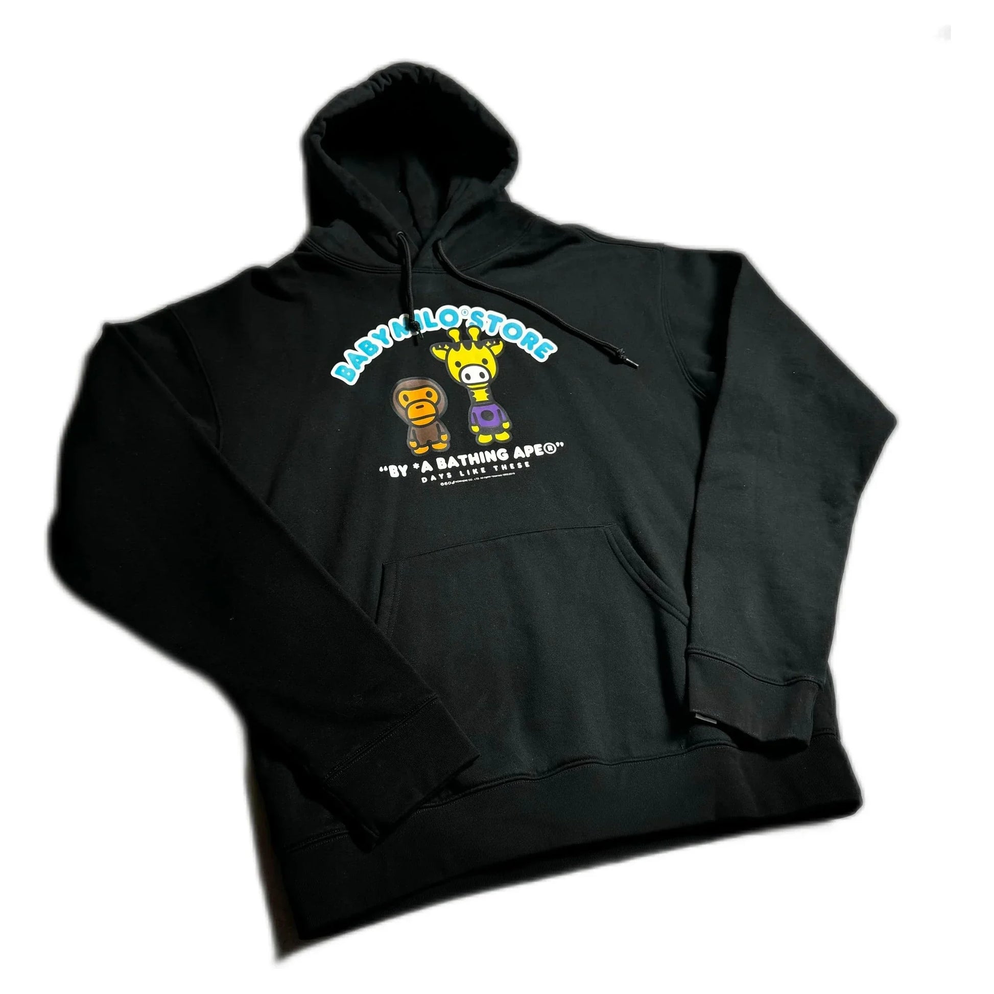 Black A Bathing Ape (BAPE) Hoodie - L | The Streetwear Studio