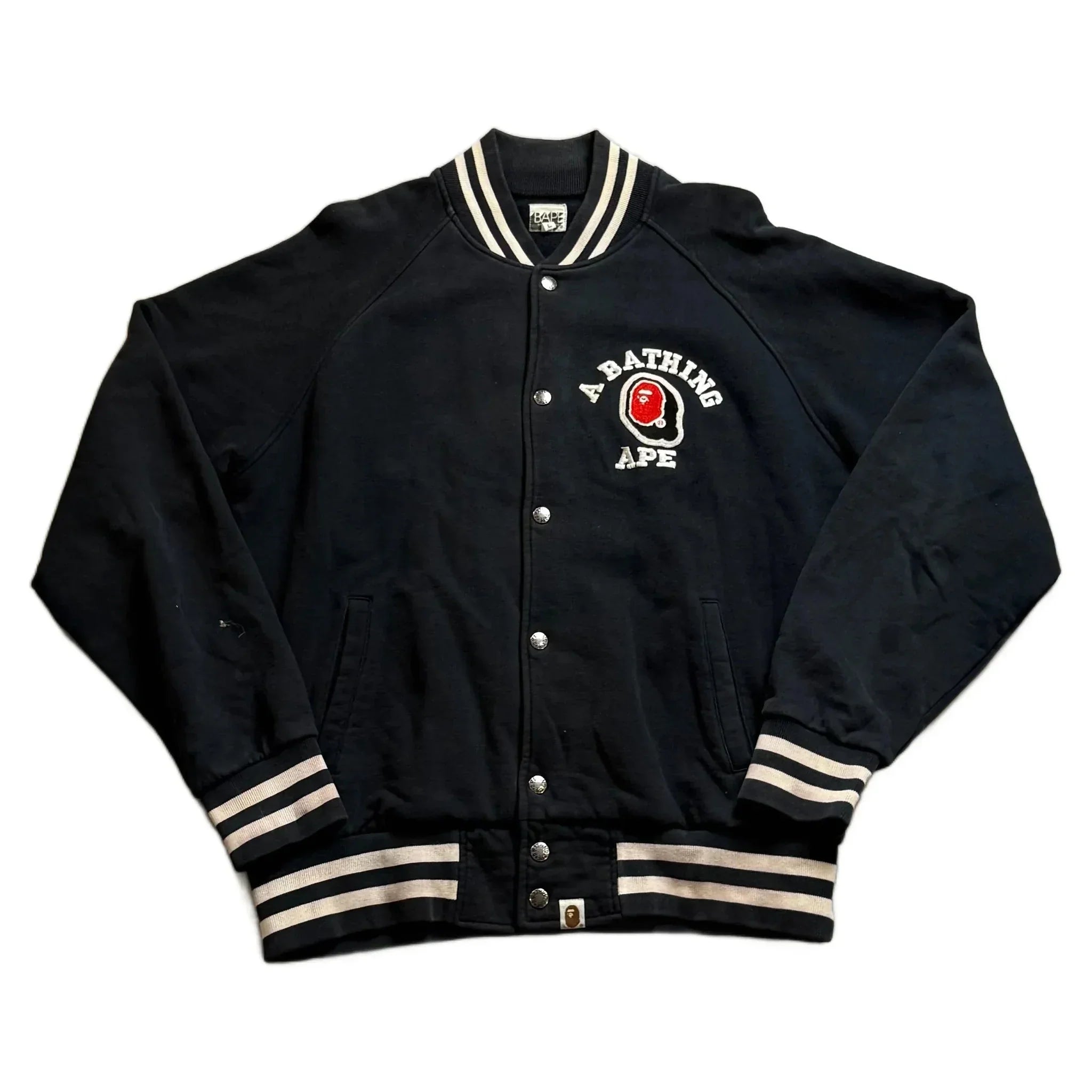 Black A Bathing Ape (BAPE) Jacket - L | The Streetwear Studio