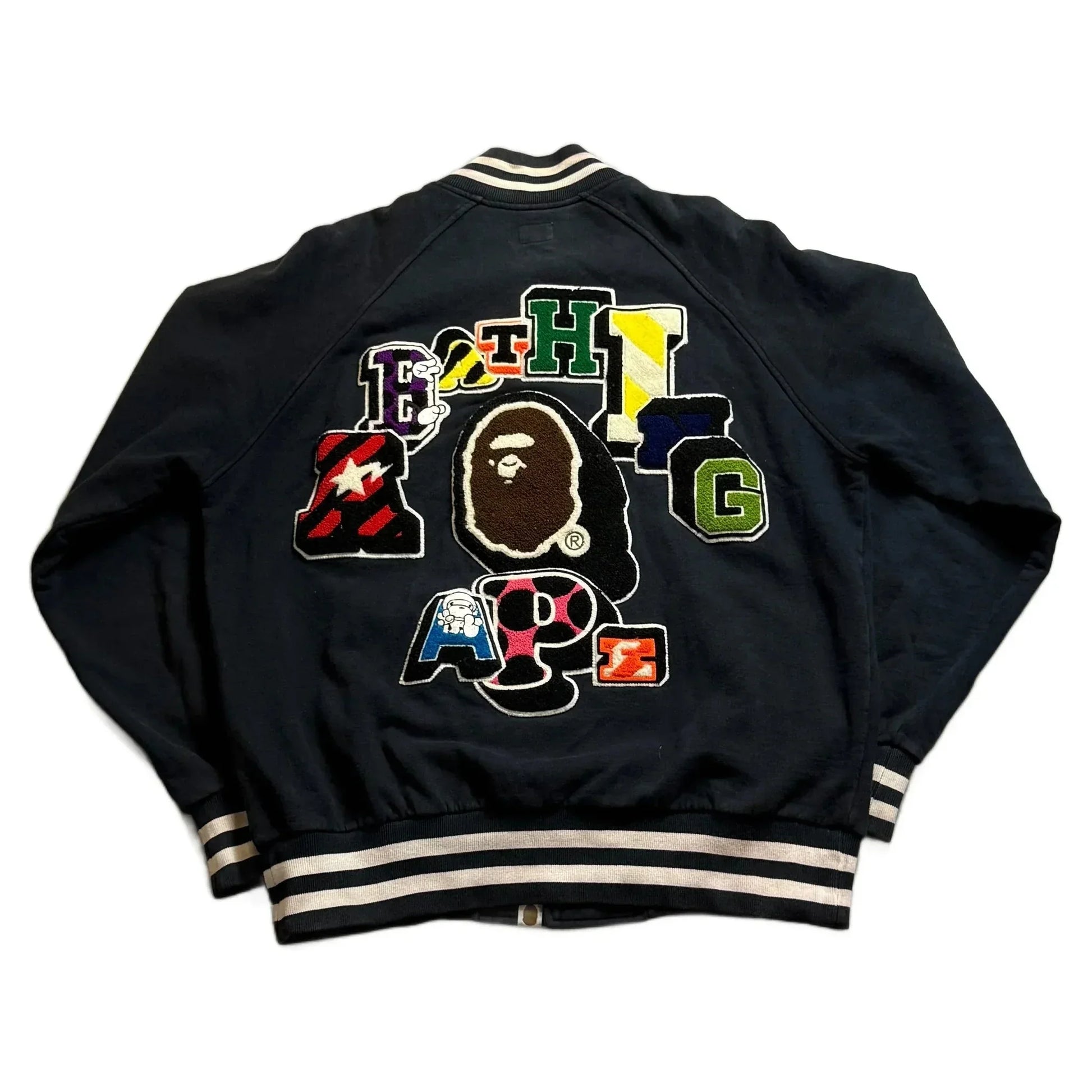 Black A Bathing Ape (BAPE) Jacket - L | The Streetwear Studio