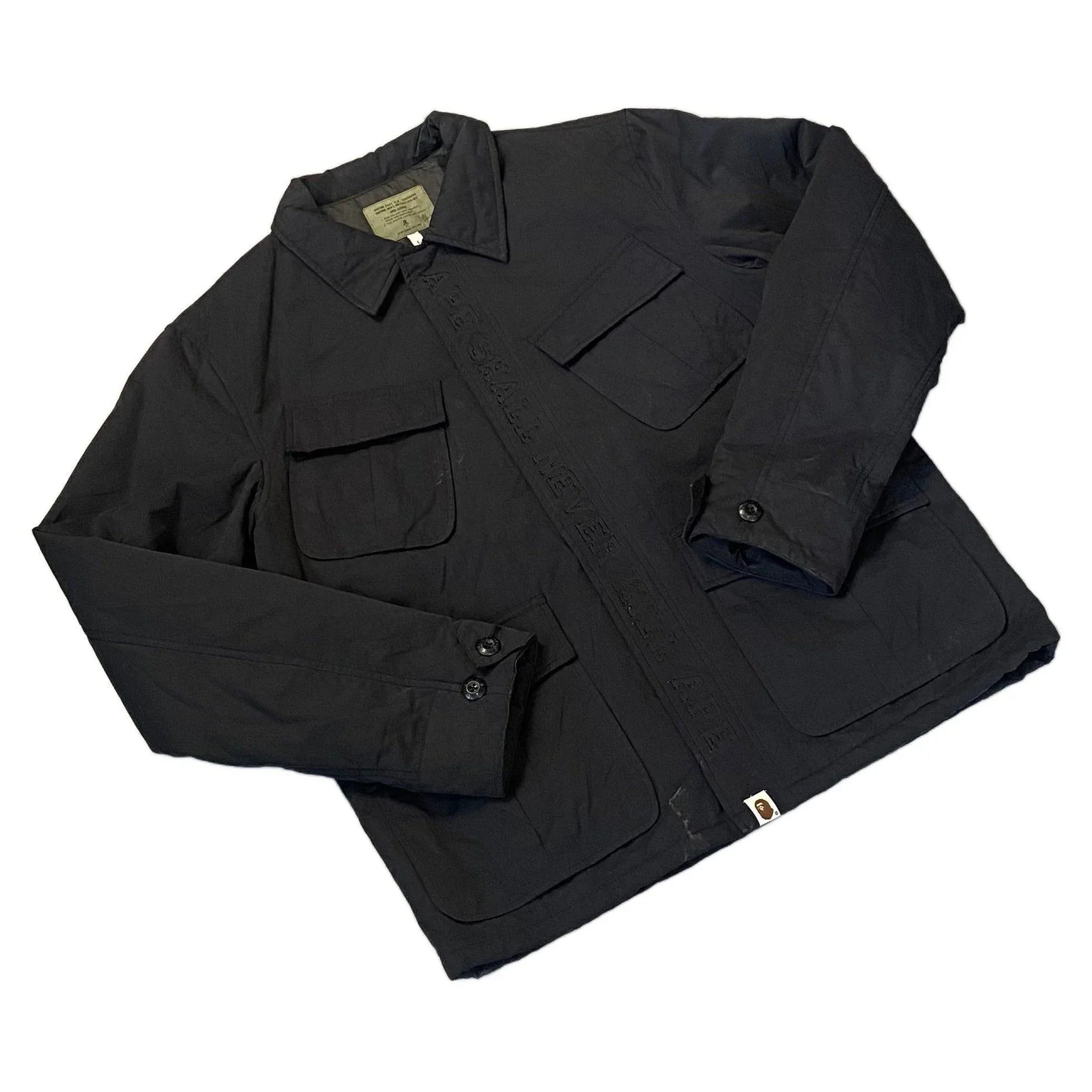 Black A Bathing Ape (BAPE) Jacket - L | The Streetwear Studio