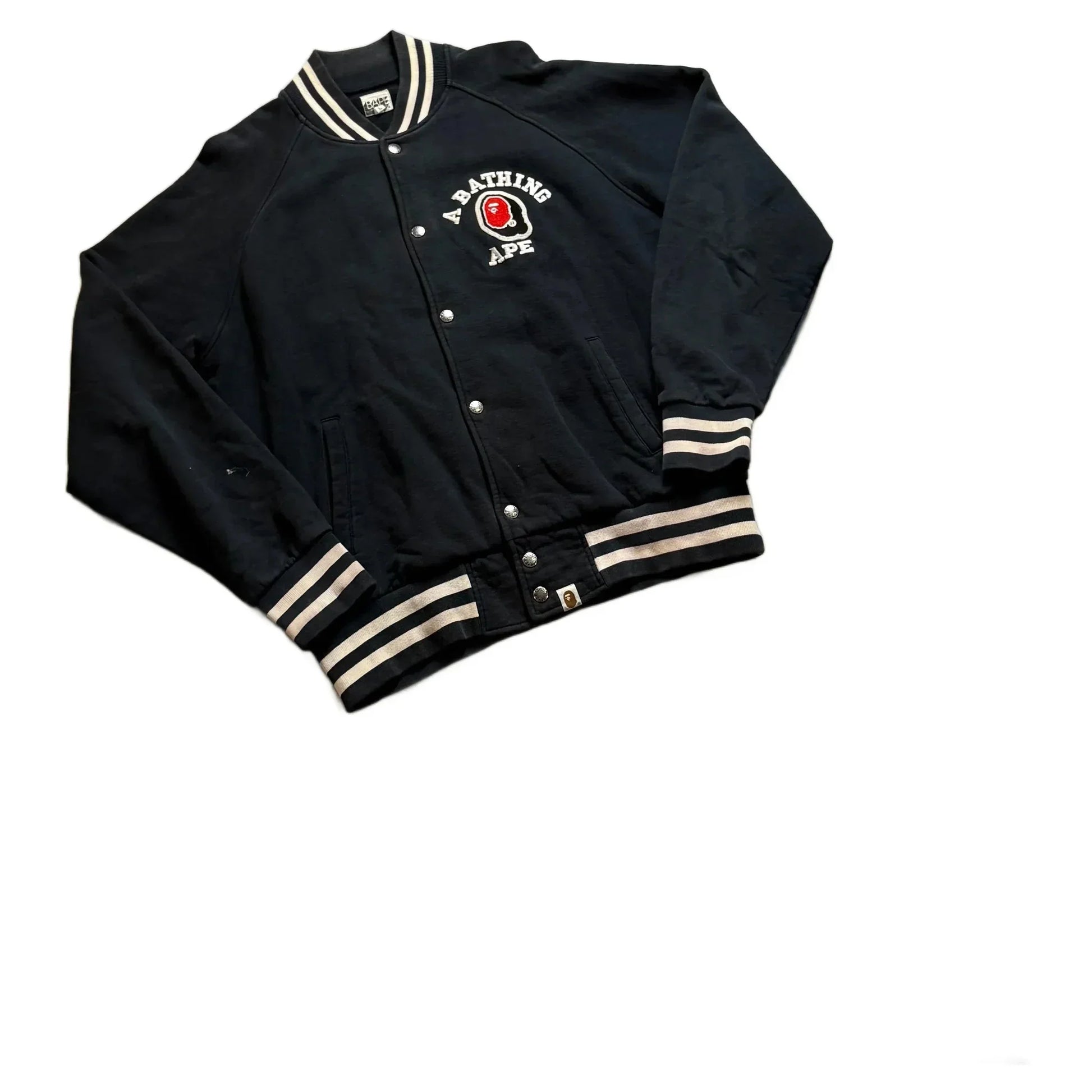 Black A Bathing Ape (BAPE) Jacket - L | The Streetwear Studio