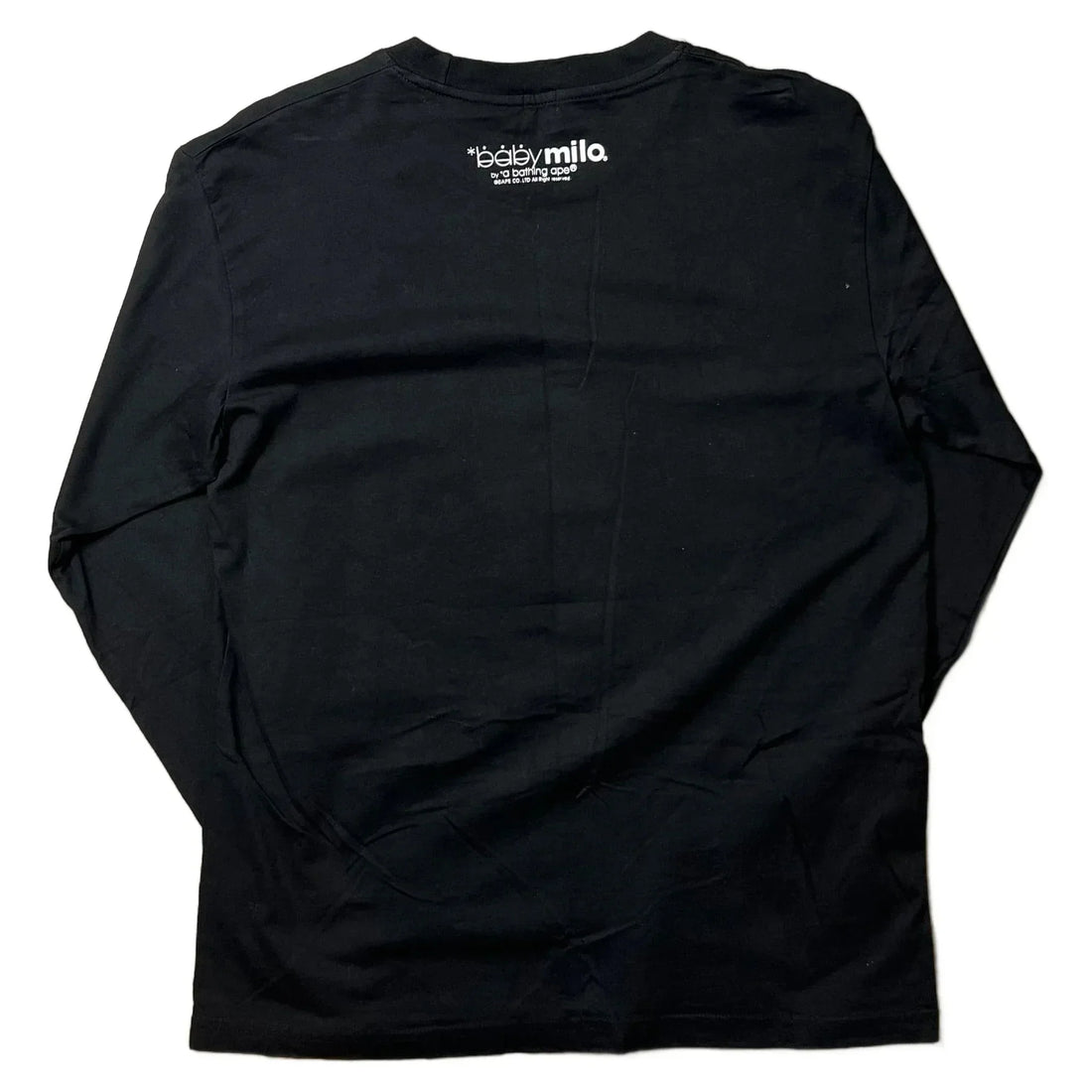 Black A Bathing Ape (BAPE) Long Sleeve Tee - L | The Streetwear Studio