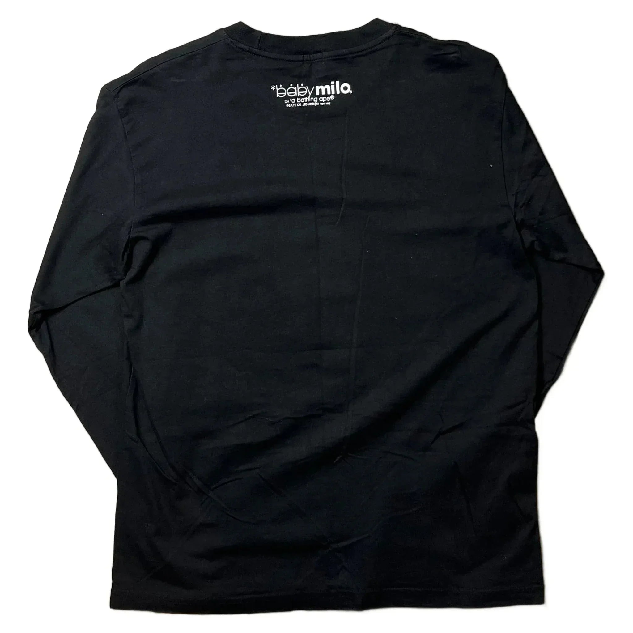 Black A Bathing Ape (BAPE) Long Sleeve Tee - L | The Streetwear Studio