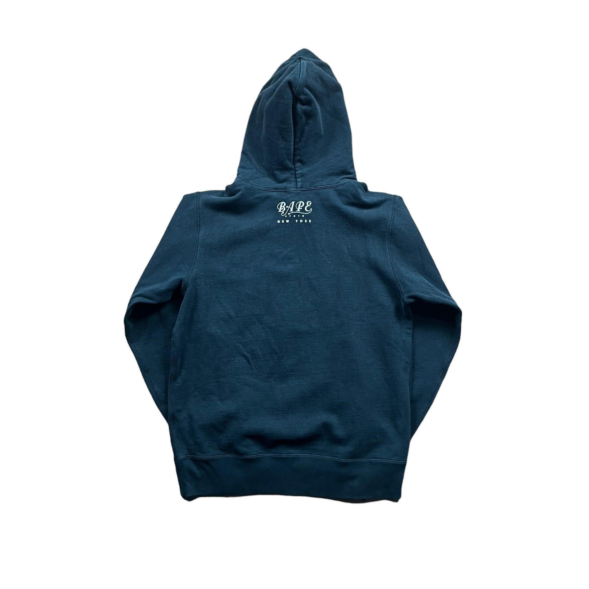 Black A Bathing Ape (BAPE) New York Hoodie - Large (Recommended Size - Medium) - The Streetwear Studio