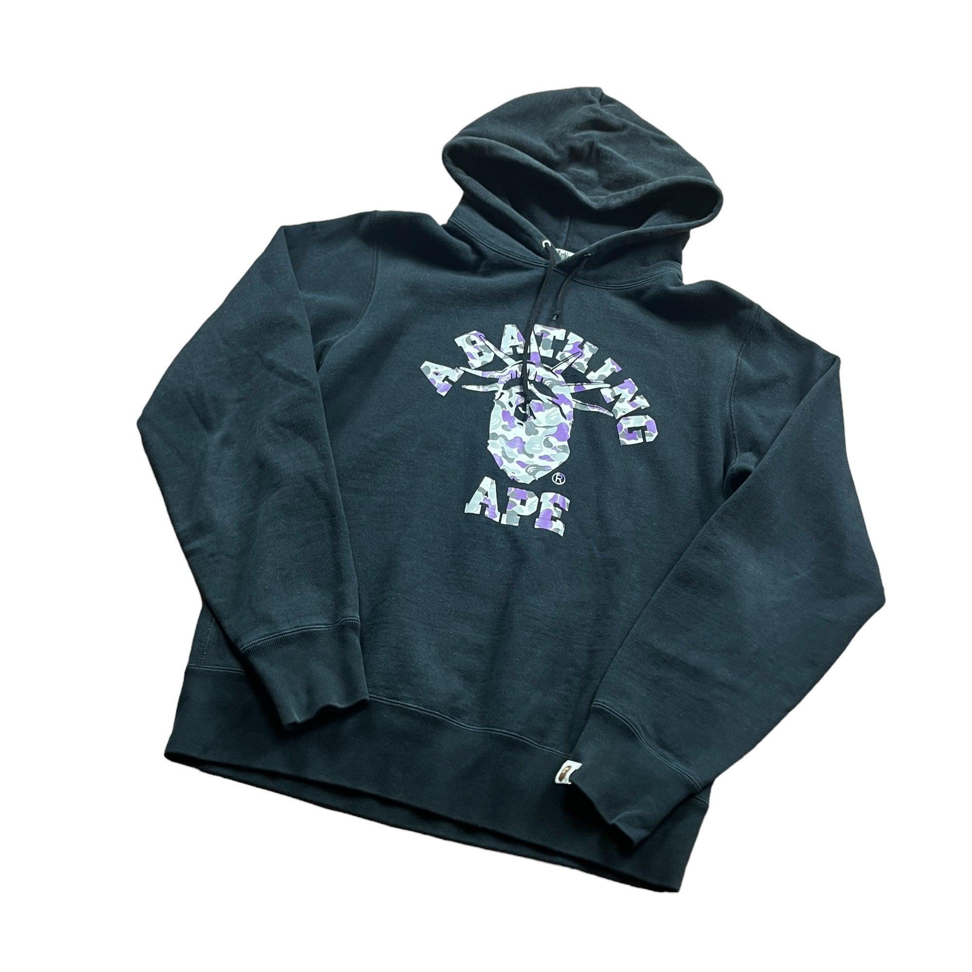 Black A Bathing Ape (BAPE) New York Hoodie - Large (Recommended Size - Medium) - The Streetwear Studio