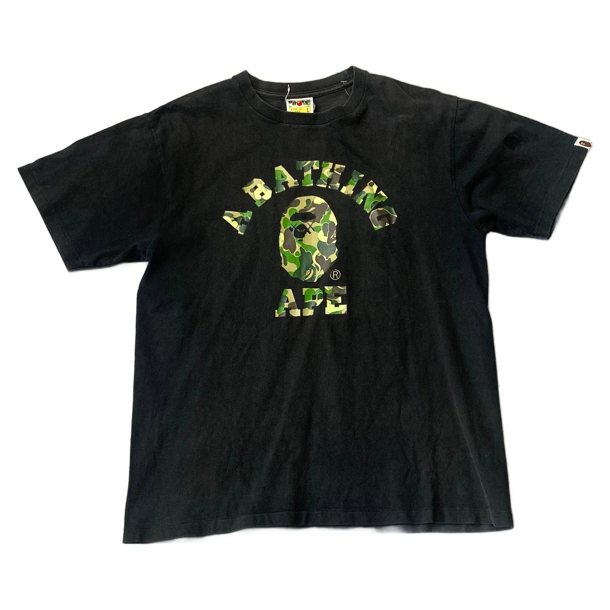 Black A Bathing Ape (BAPE) Tee - L | The Streetwear Studio