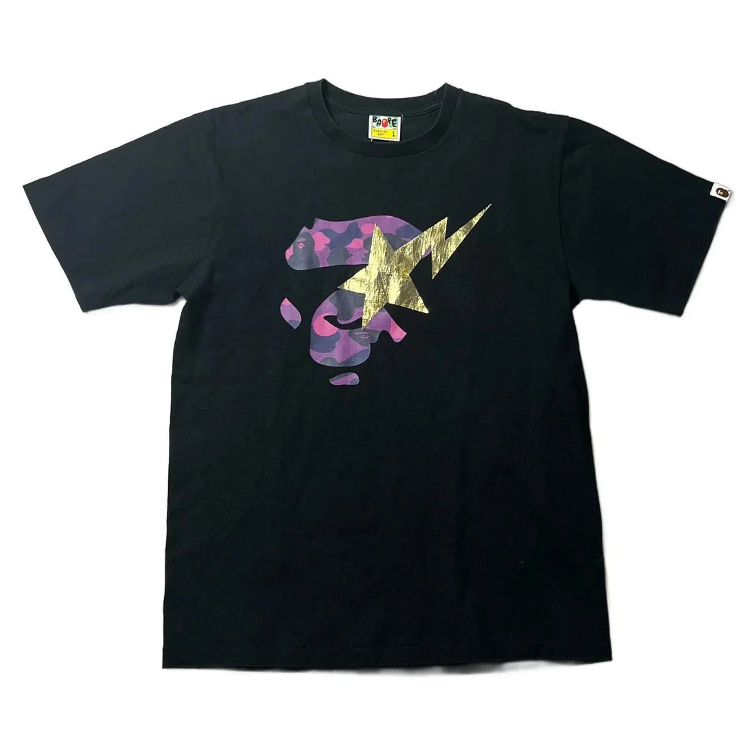 Black A Bathing Ape (BAPE) Tee - L | The Streetwear Studio
