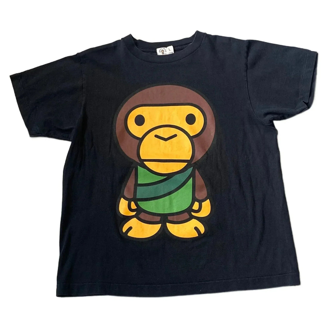 Black A Bathing Ape (BAPE) Tee - L | The Streetwear Studio