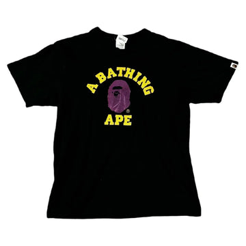 Black A Bathing Ape (BAPE) Tee - L | The Streetwear Studio