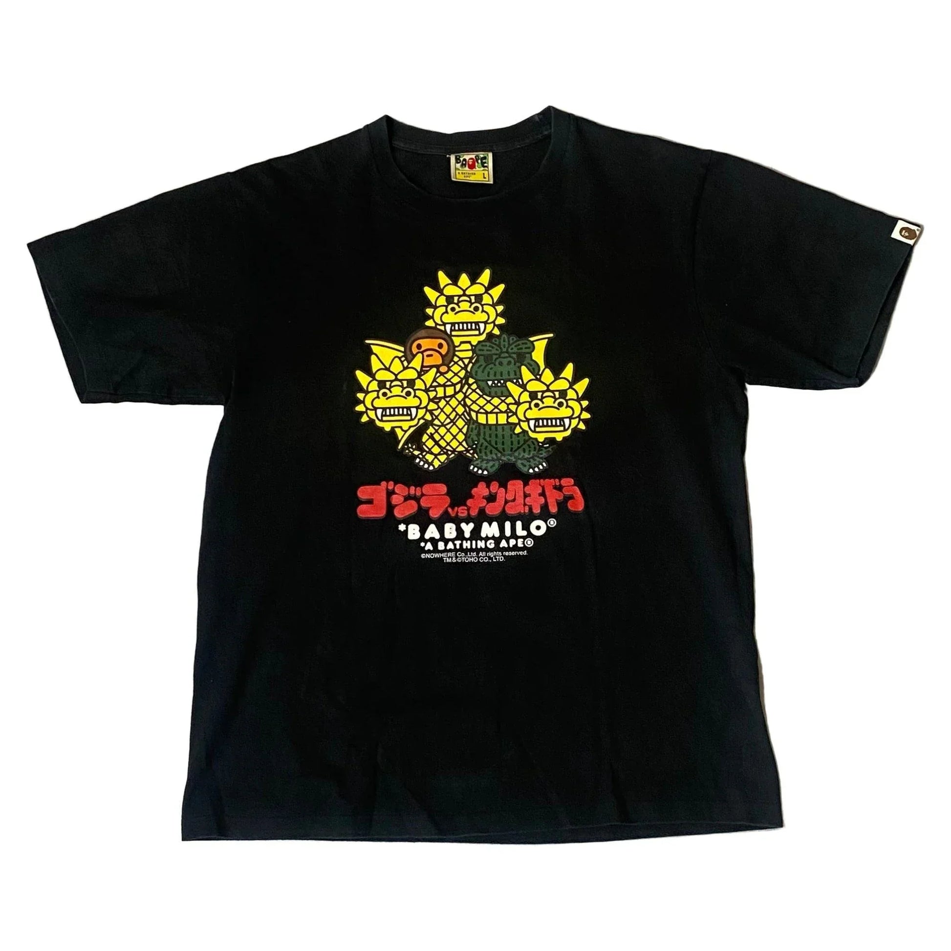 Black A Bathing Ape (BAPE) Tee - L | The Streetwear Studio