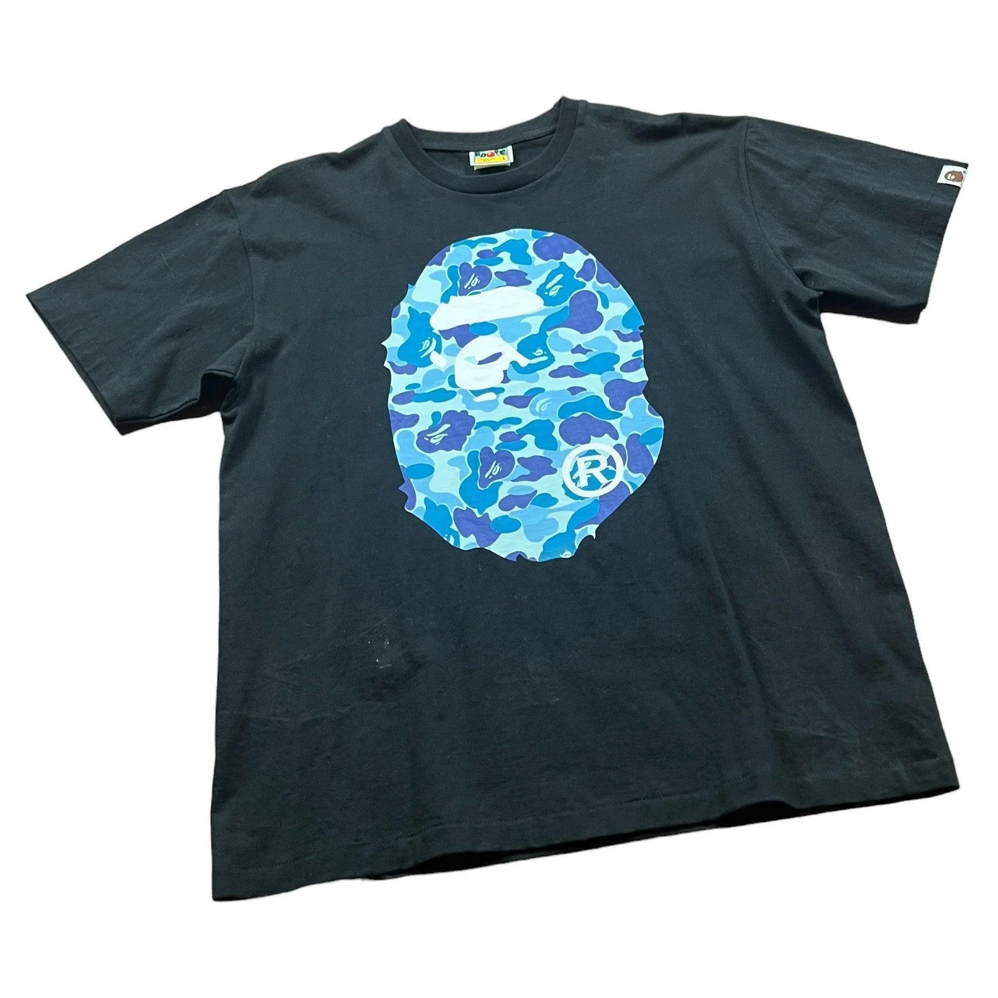 Black A Bathing Ape (BAPE) Tee - L | The Streetwear Studio