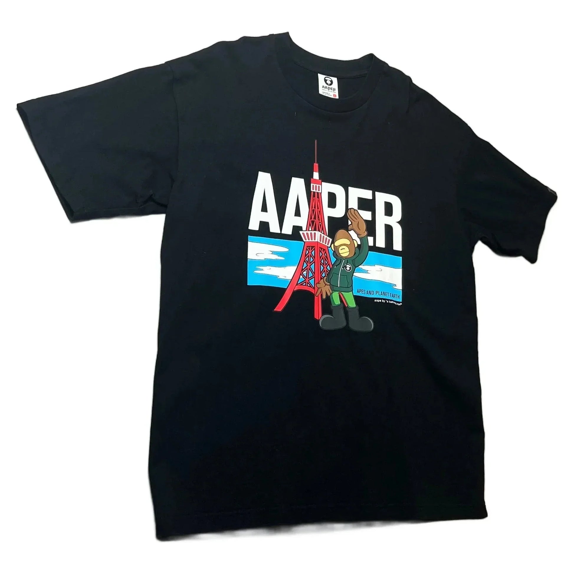 Black A Bathing Ape (BAPE) Tee - L | The Streetwear Studio