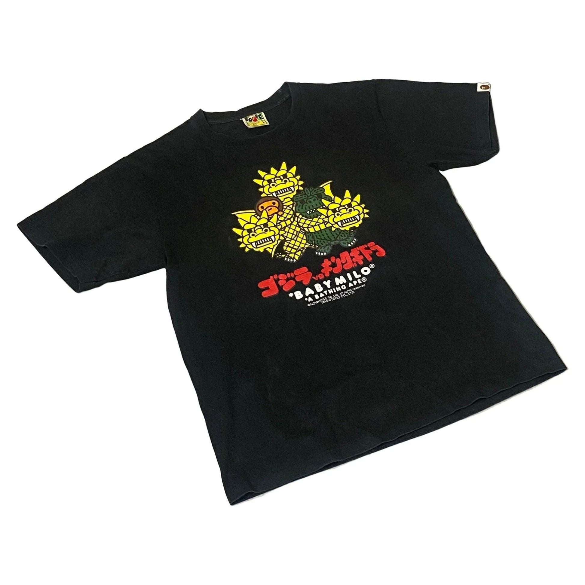 Black A Bathing Ape (BAPE) Tee - L | The Streetwear Studio