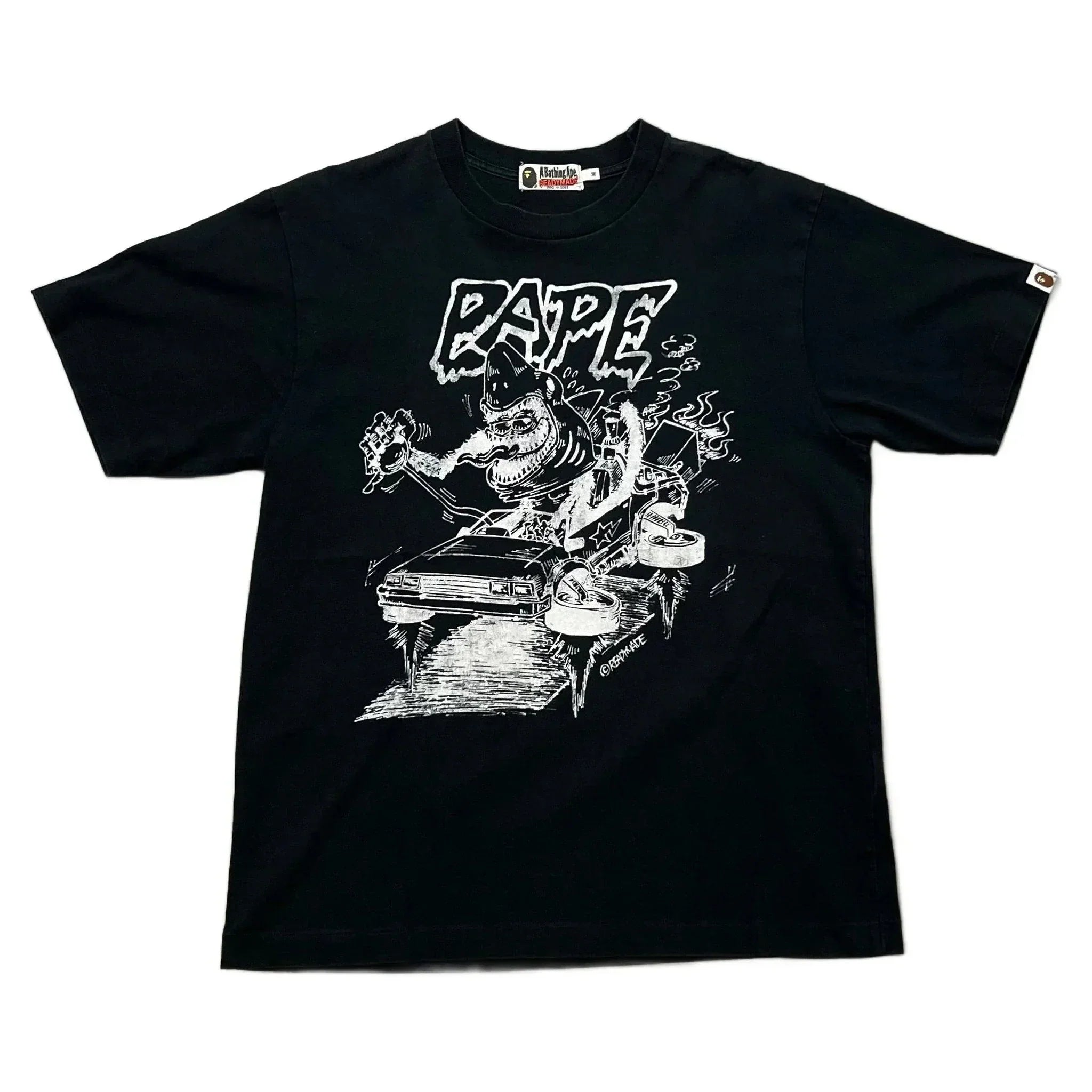 Black A Bathing Ape (BAPE) Tee - M | The Streetwear Studio