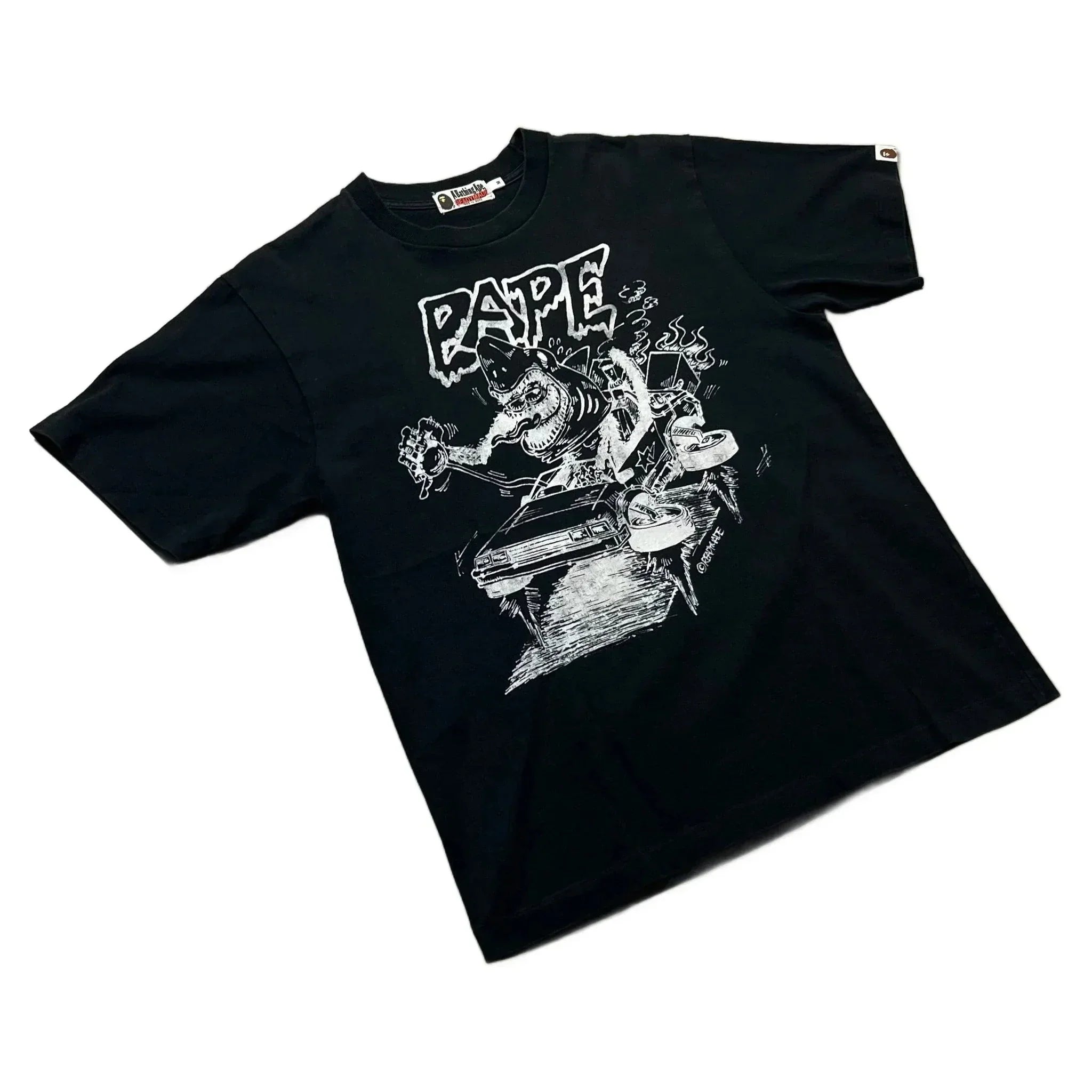 Black A Bathing Ape (BAPE) Tee - M | The Streetwear Studio