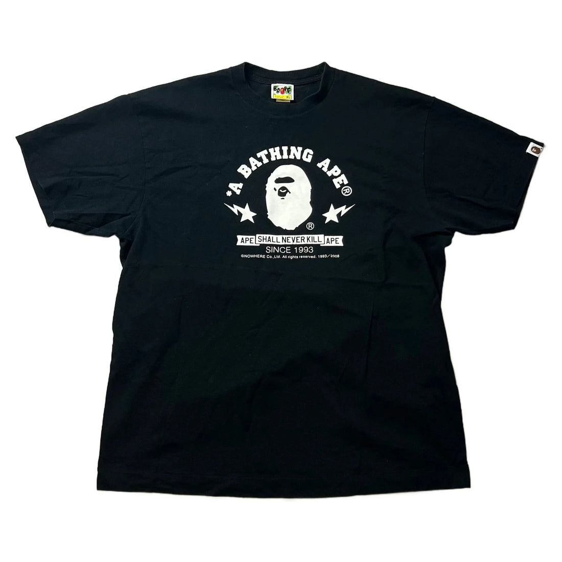 Black A Bathing Ape (BAPE) Tee - XL | The Streetwear Studio