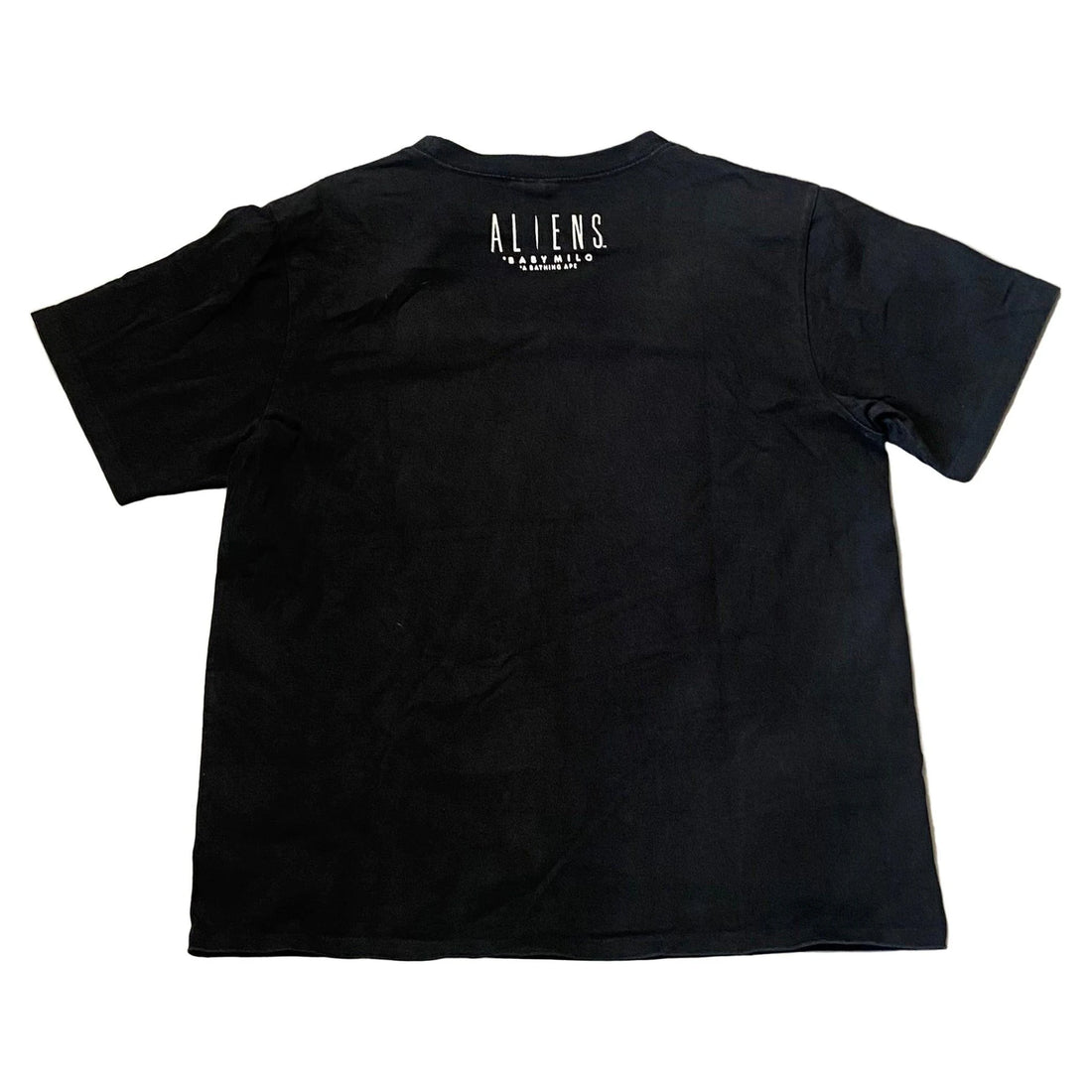 Black A Bathing Ape (BAPE) x Aliens Tee - L | The Streetwear Studio