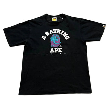 Black A Bathing Ape (BAPE) x Aliens Tee - XL | The Streetwear Studio